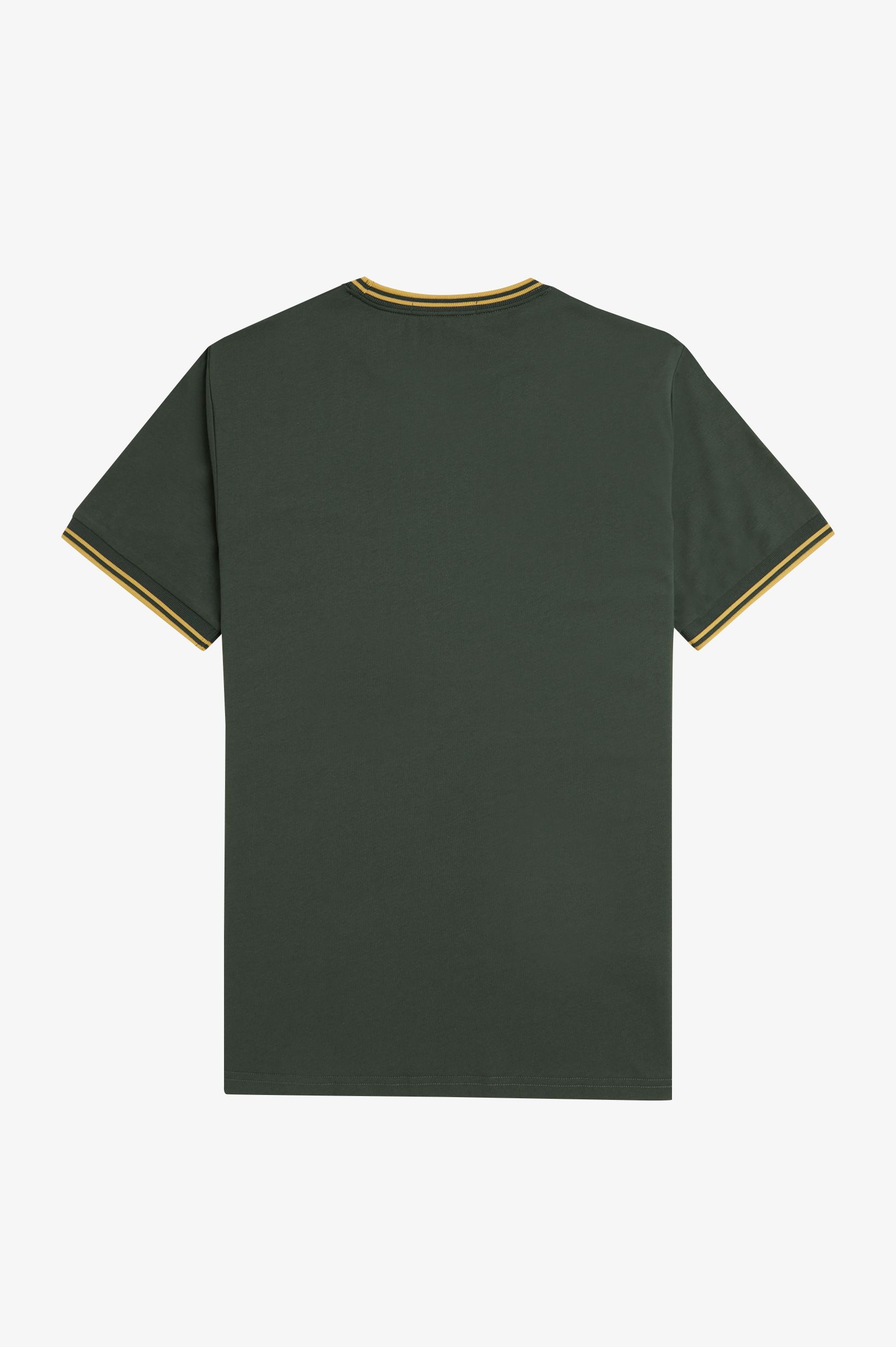 Fred Perry Twin Tipped T-Shirt in Courtgreen/Honeycomb