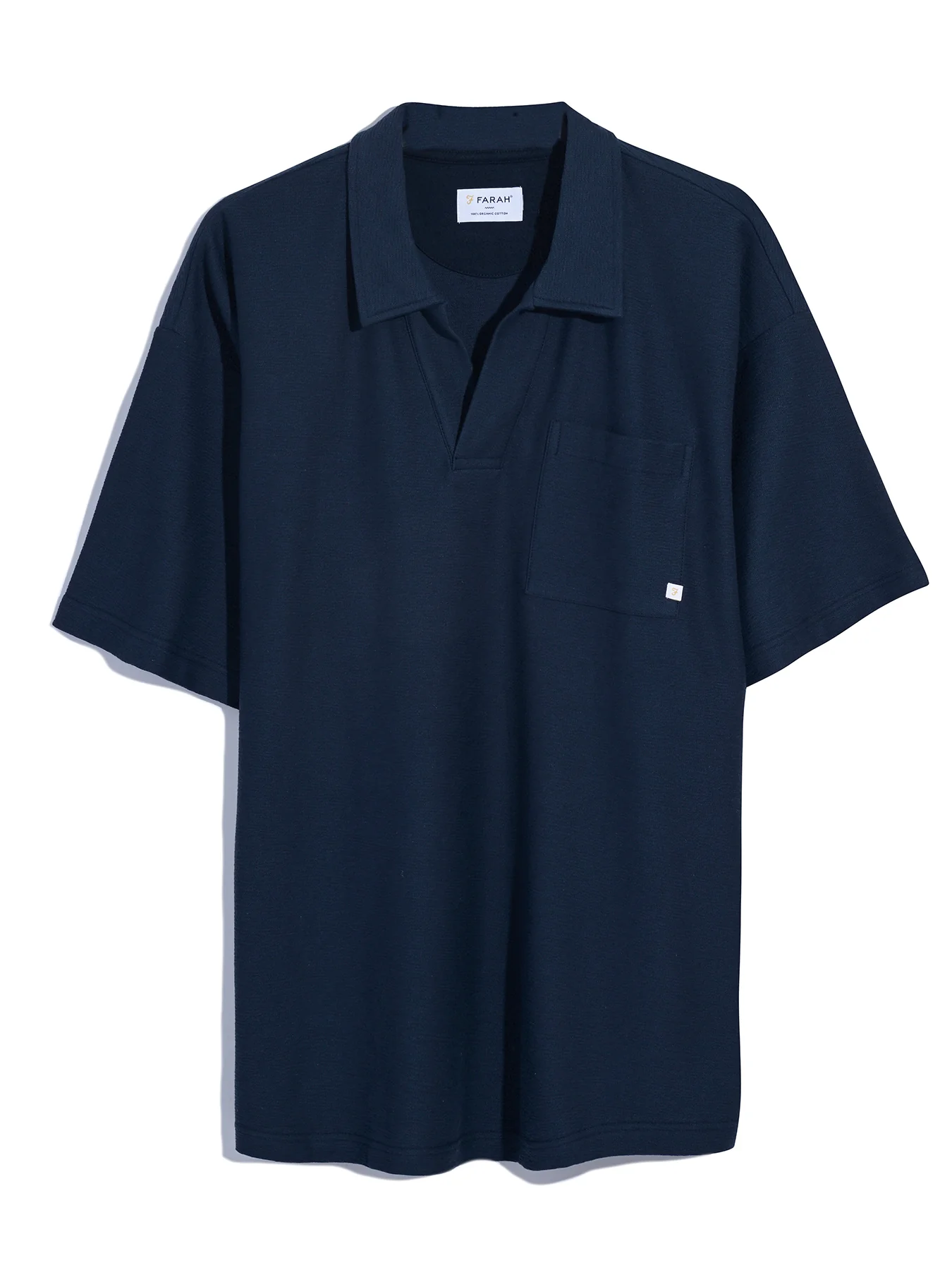 Farah Caspion Polo Shirt in True Navy 