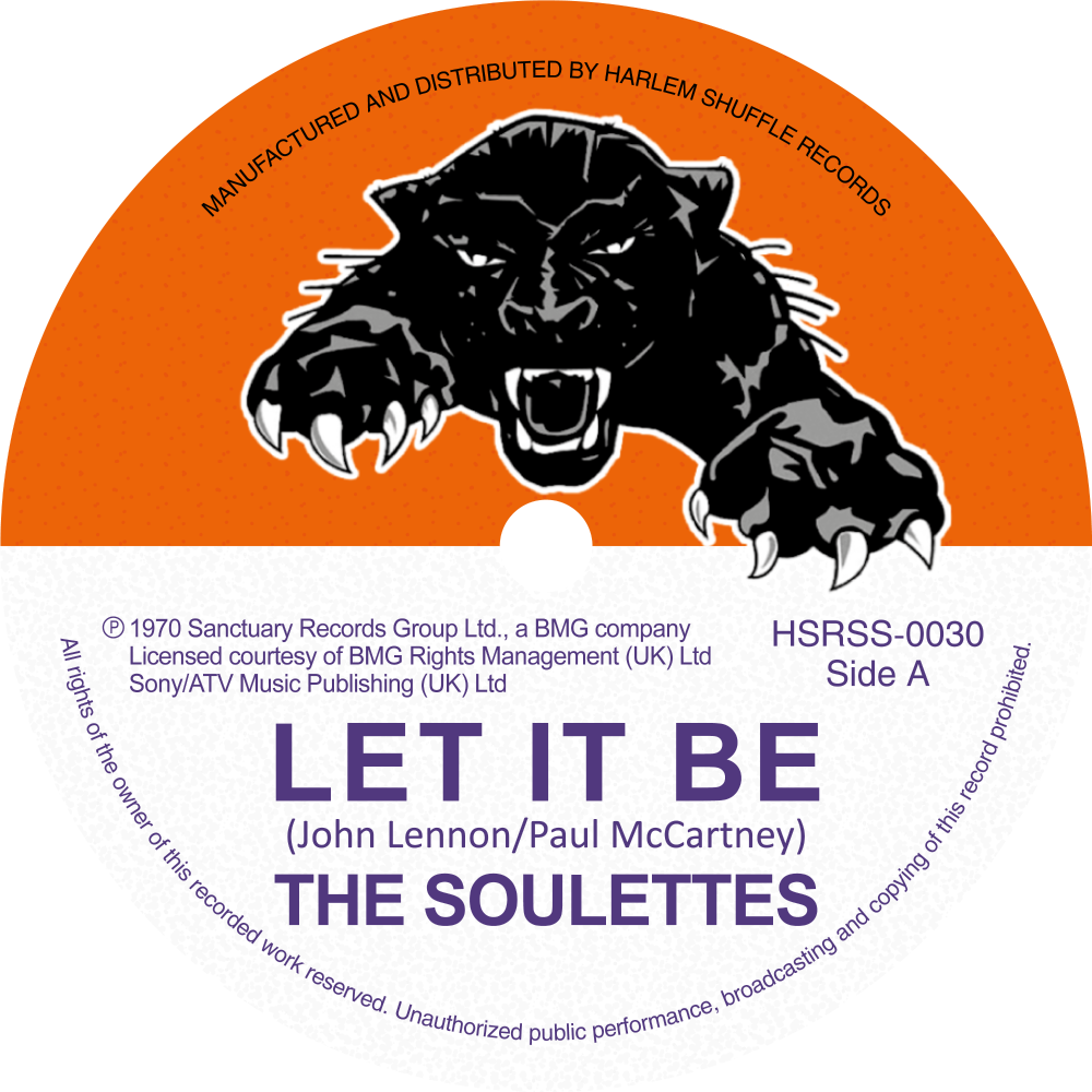 The Soulettes – Let It Be / The Upsetters –	Big Dog Bloxie   (7")    