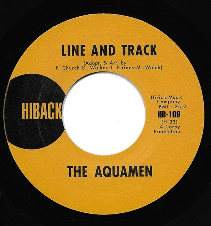 The Aquamen – Line And Track (7") 