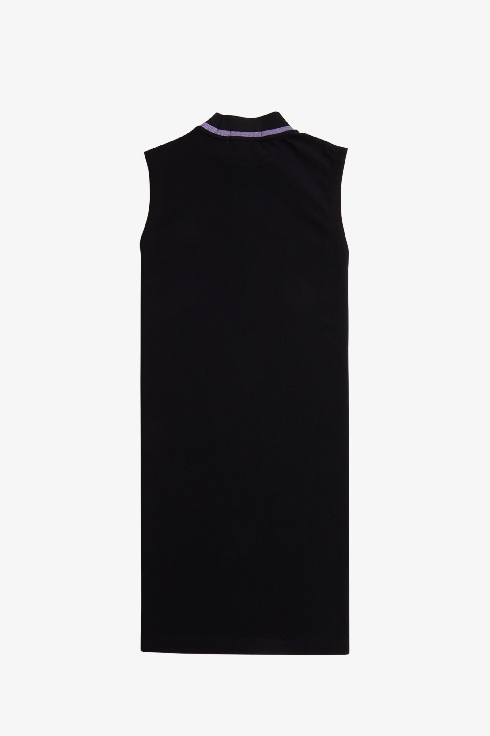 Fred Perry Metallic Mock Neck Dress