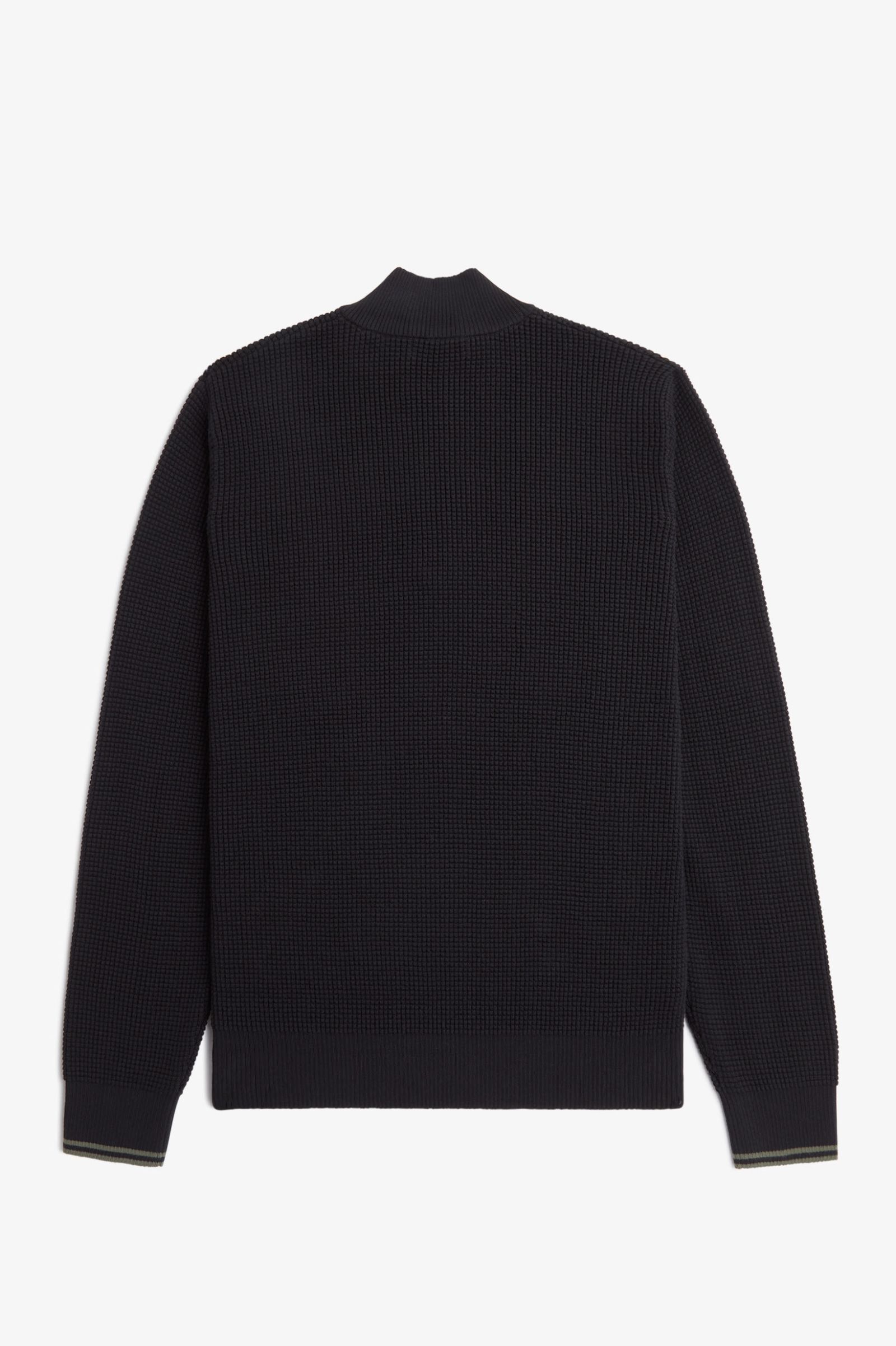 Fred Perry Waffle Stitch Half Zip Jumper