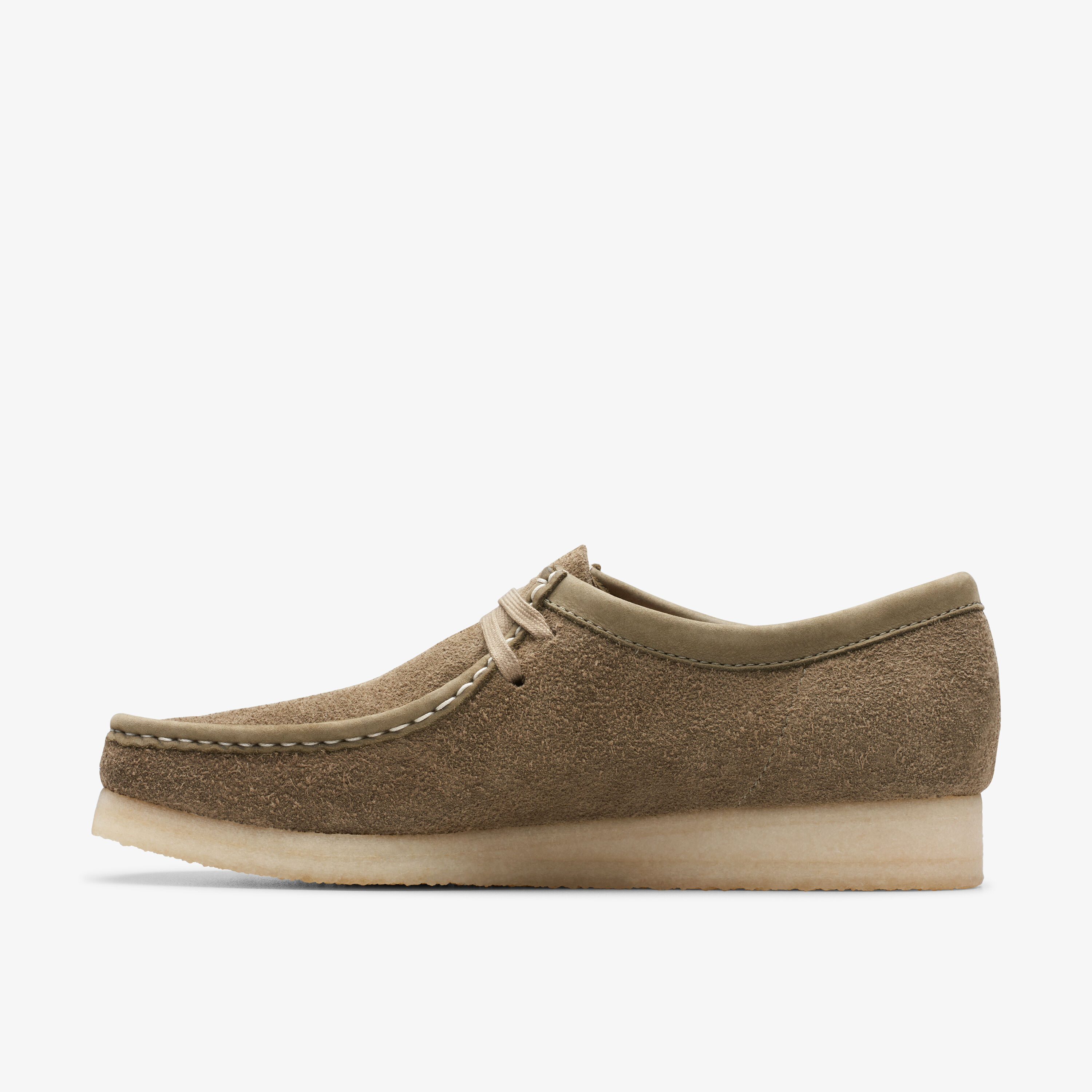 Clarks Wallabee in Pale Khaki Suede