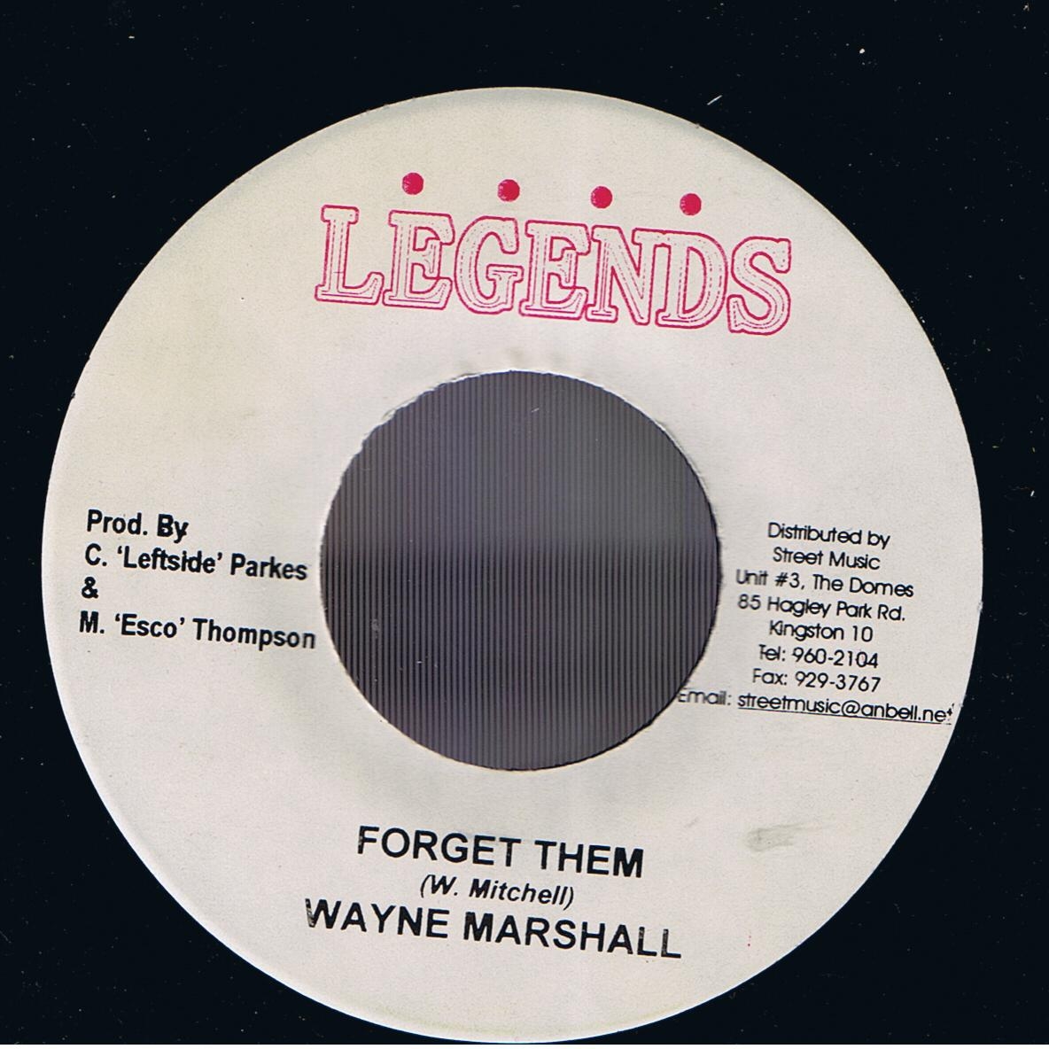 Wayne Marshall - Forget Them / Doctor Devil - Social Commentry (7") 