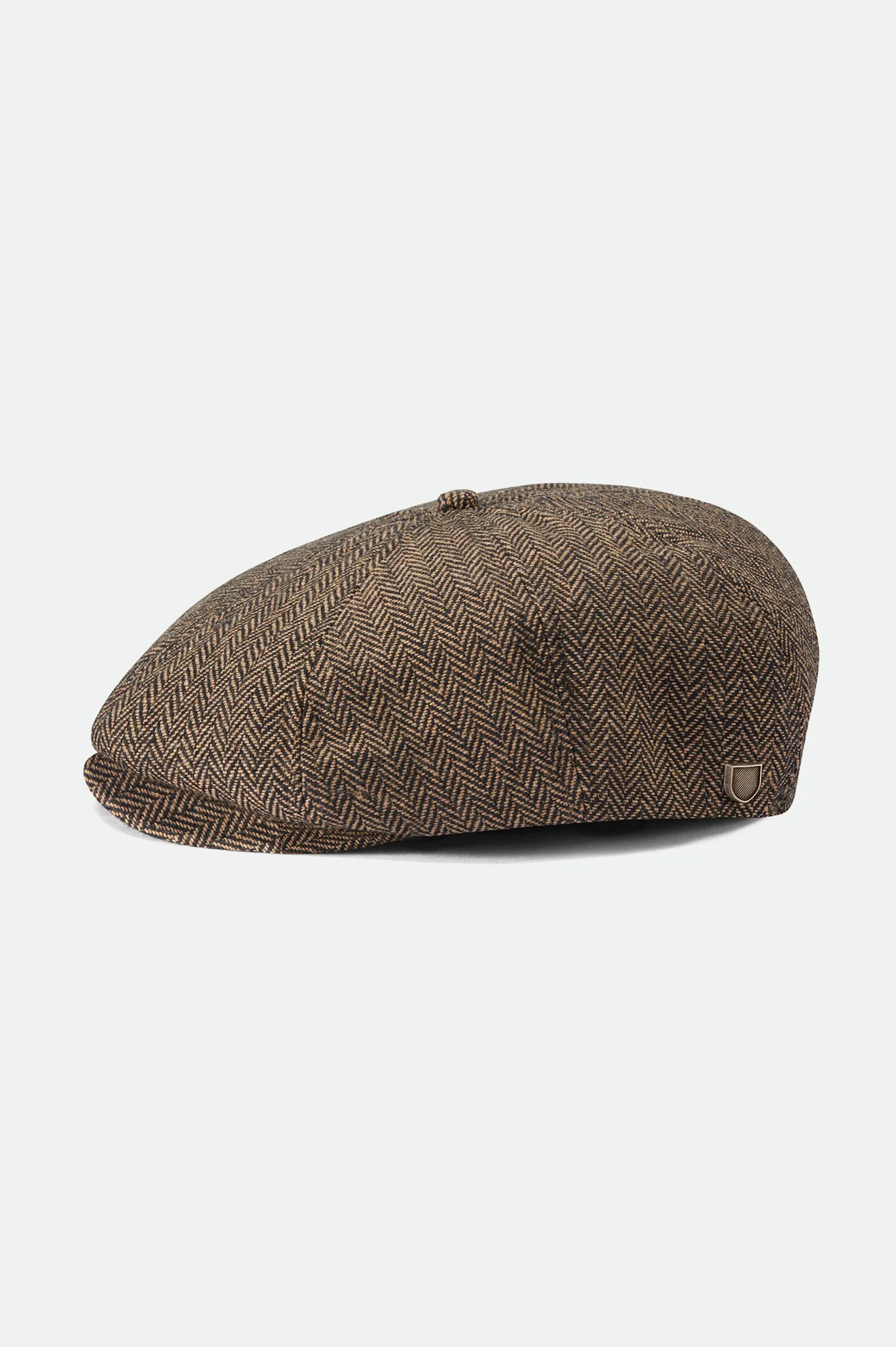 Brixton Brood Snap Cap in Khaki/Brown