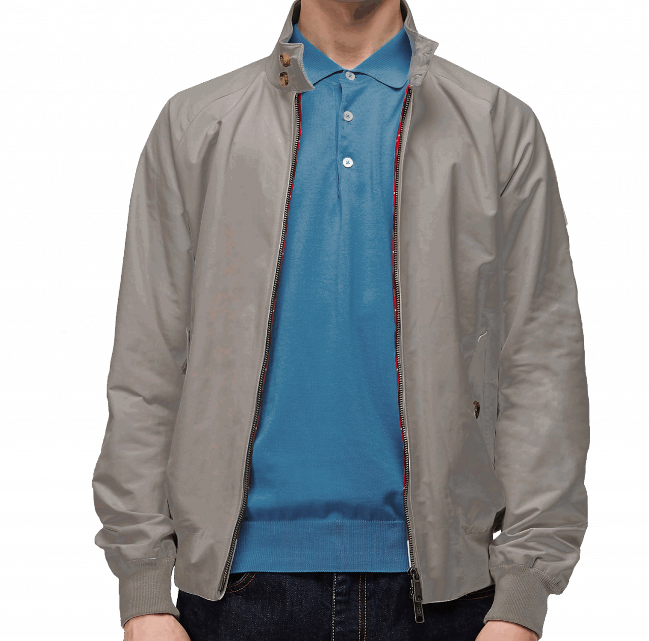 Baracuta G9 Harrington in December Sky 