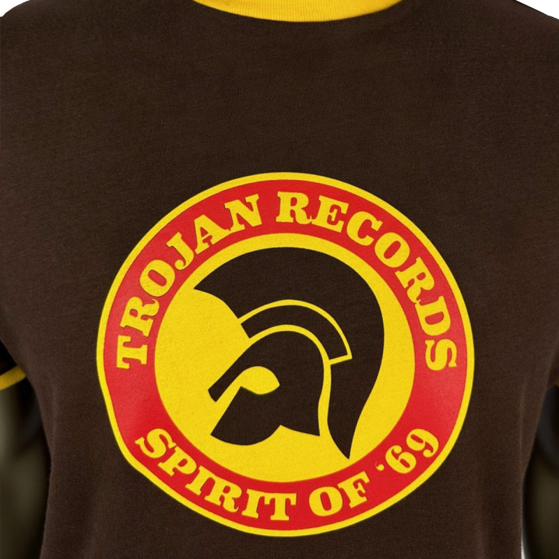 Trojan Spirit Of '69 Logo T-Shirt in Chocolate