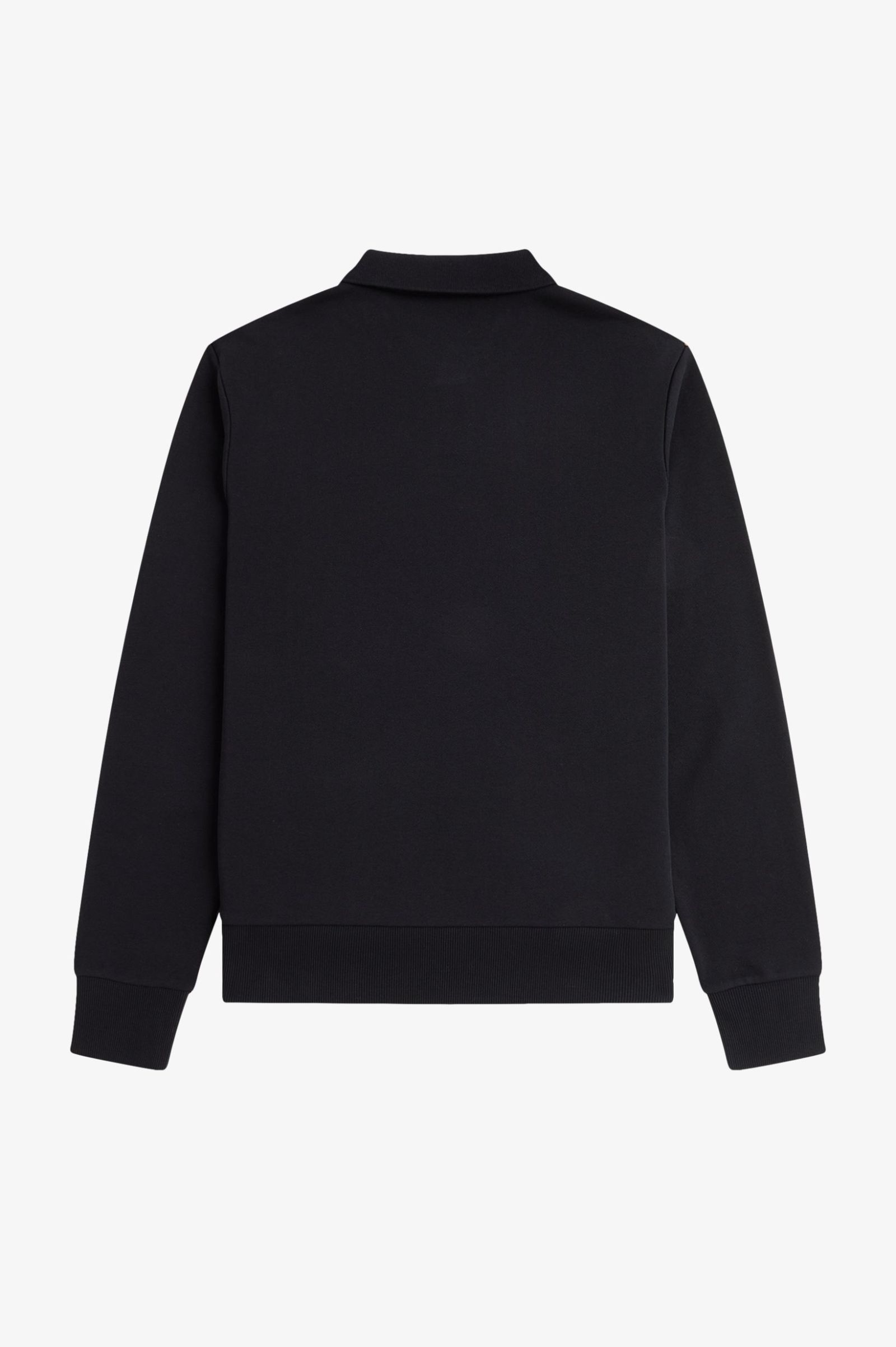 Fred Perry Colared Sweatshirt in Black