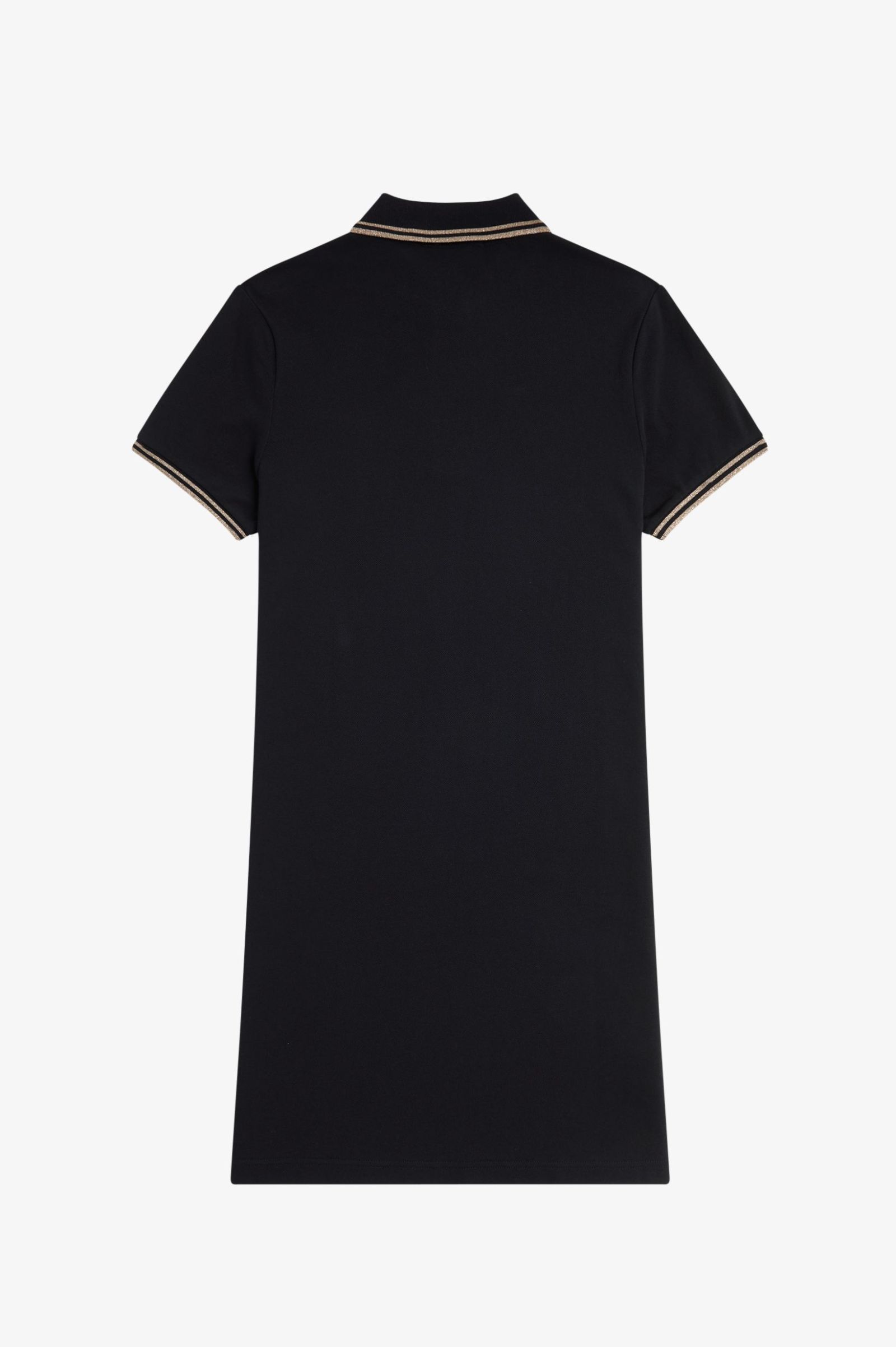 Fred Perry Twin Tipped Dress in Black / Metallic 1964 Gold 