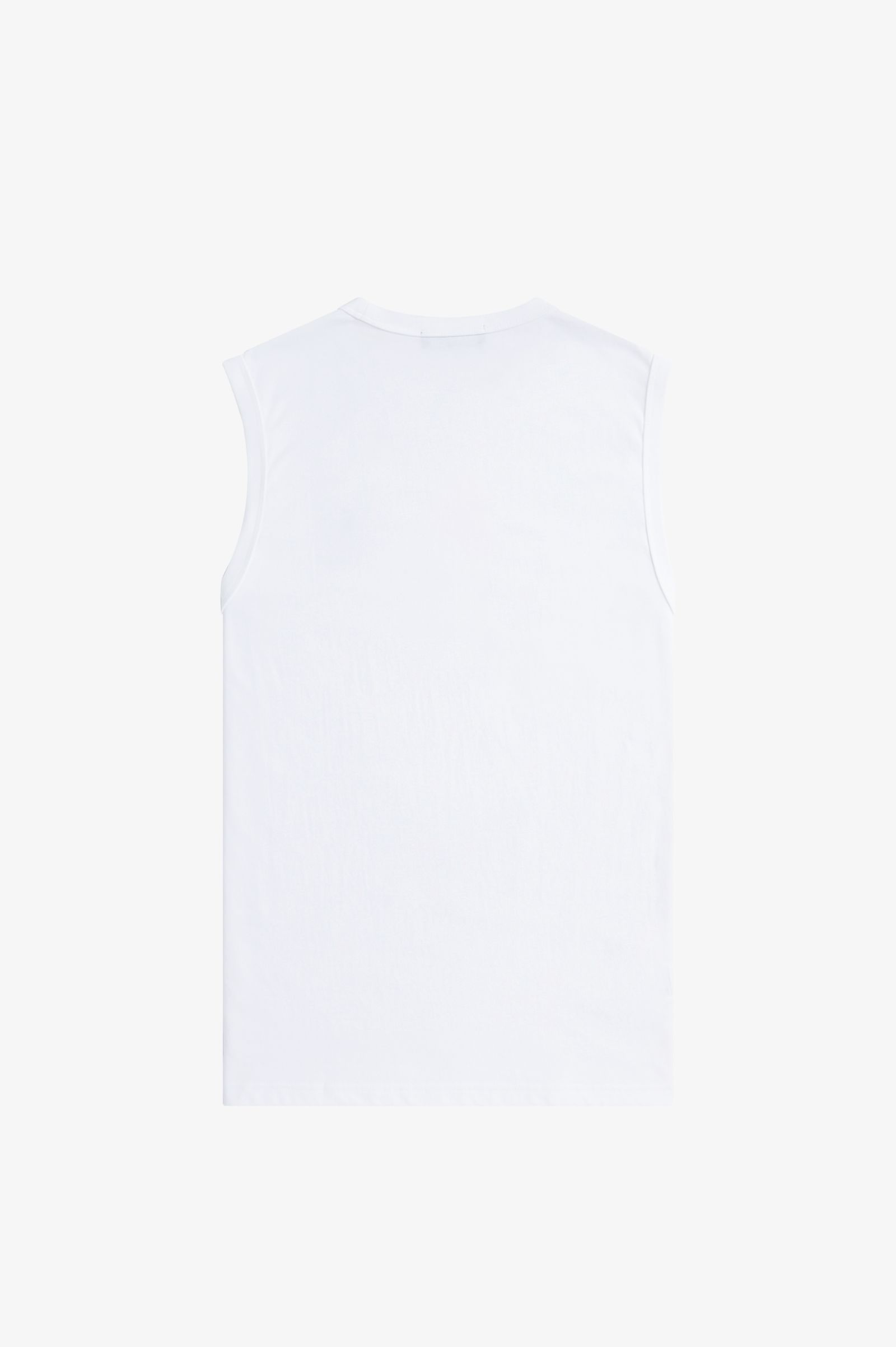 Fred Perry Crew Neck Vest White