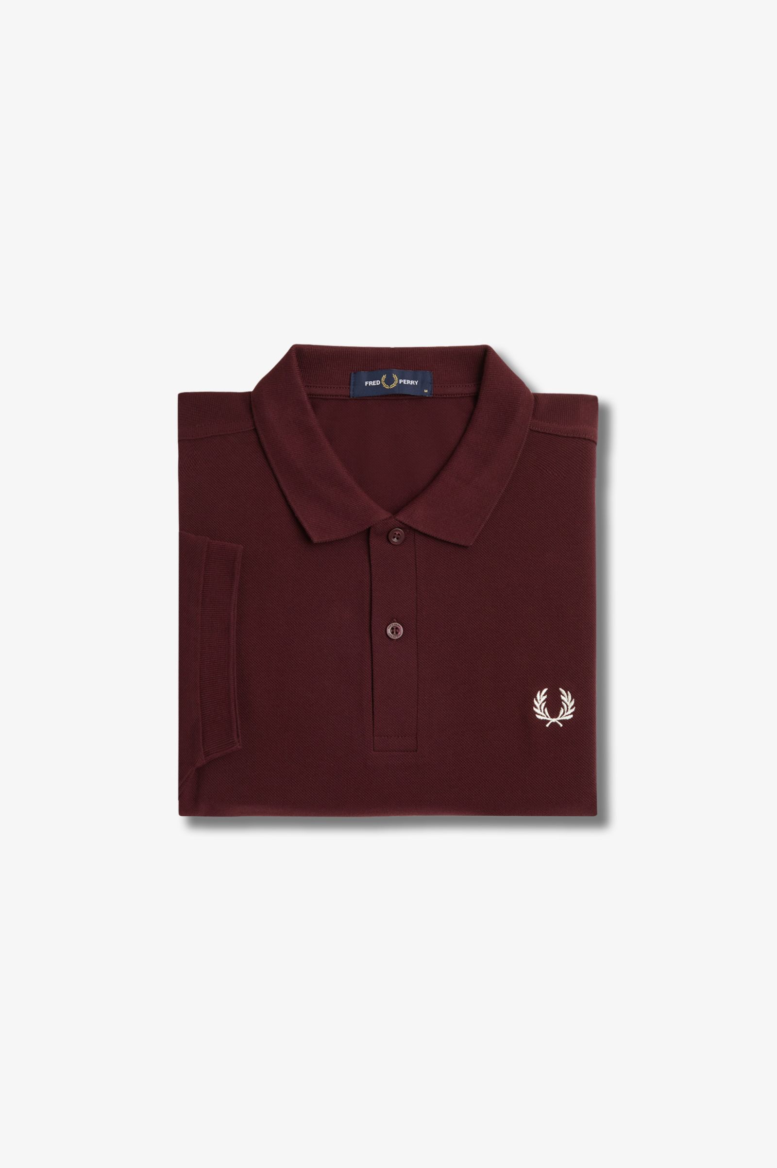 Fred Perry Plain Shirt Oxblood 