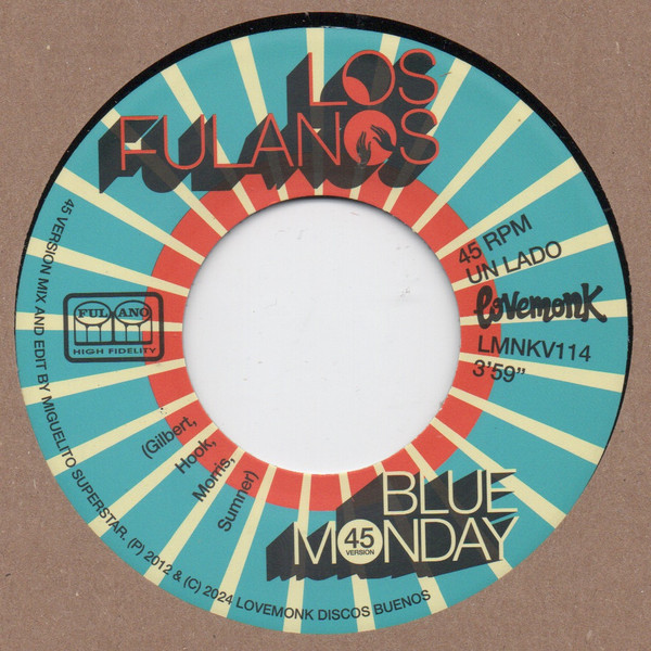 Los Fulanos – Blue Monday / Why Don’t We Do Some Boogaloo ? (7")   