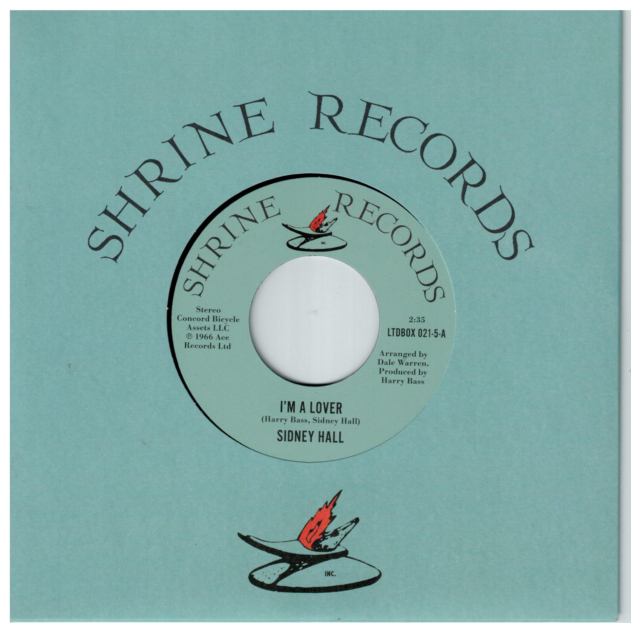 Sidney Hall – I'm A Lover / Cavaliers  –	Do What I Want (7")    