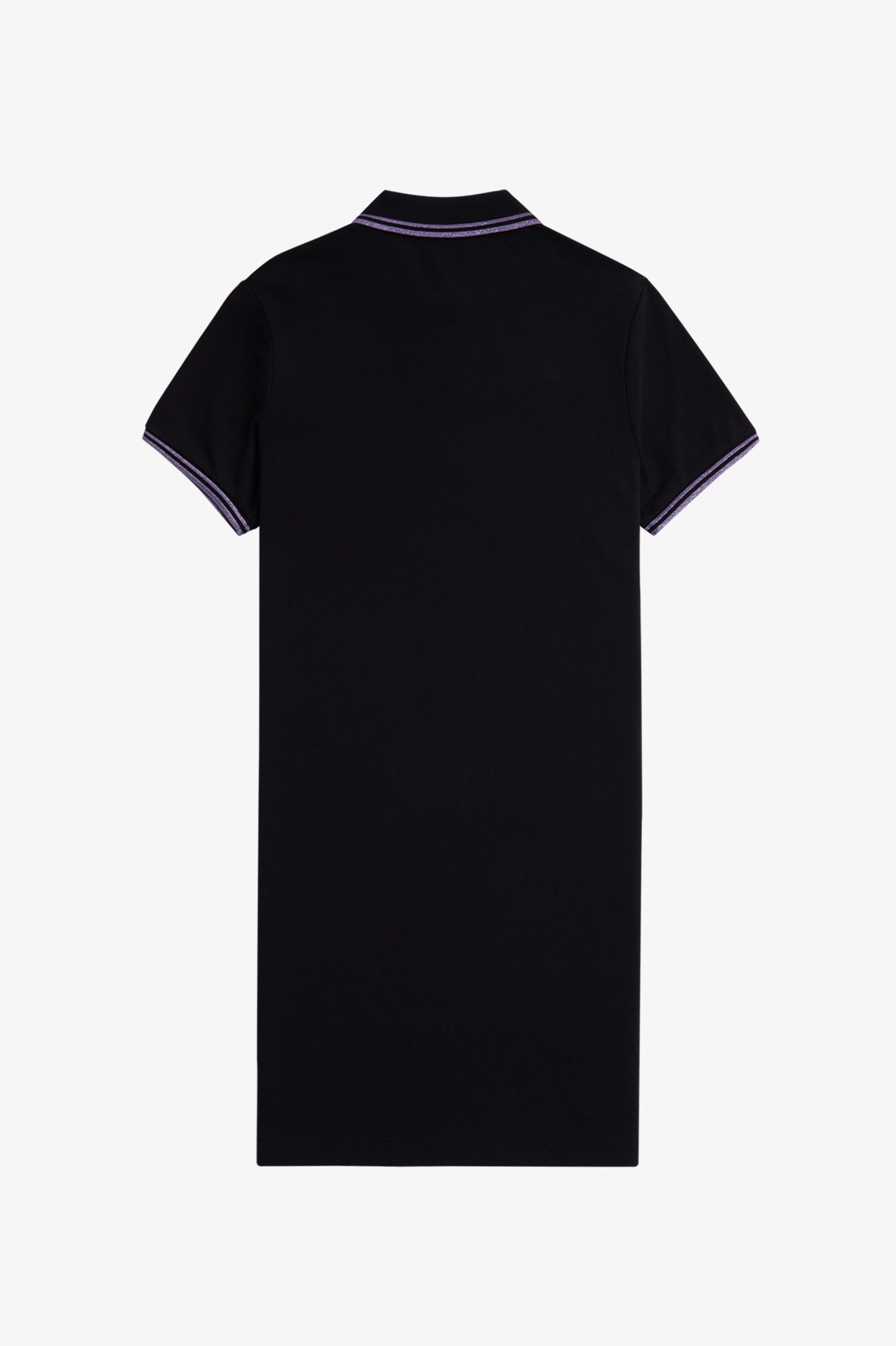 Fred Perry Twin Tipped Dress in Schwarz / Metallic-Ultraviolett / Metallic-Ultraviolett 