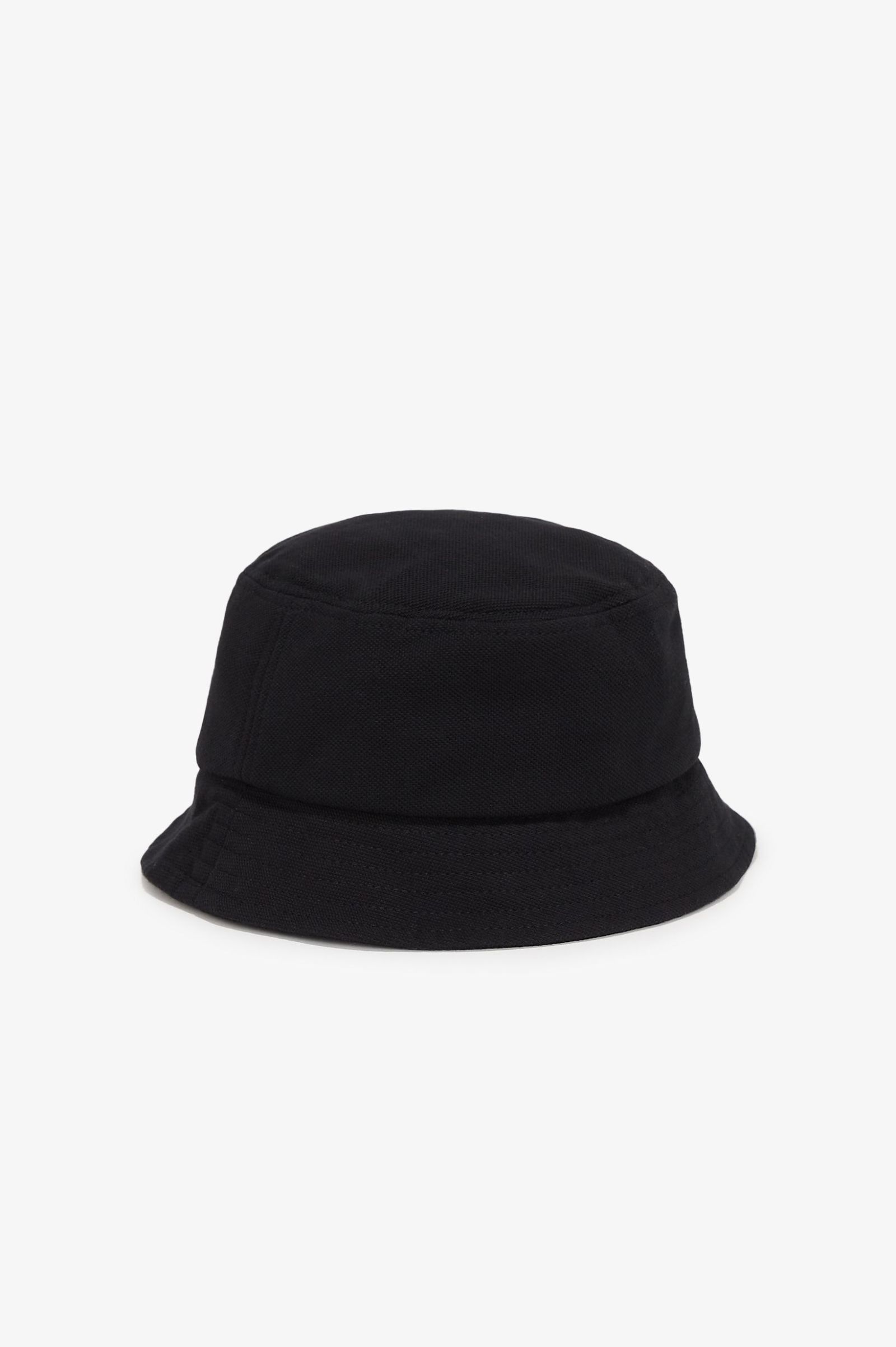 Fred Perry Classic Pique Buckethead in Black/Snowwhite 