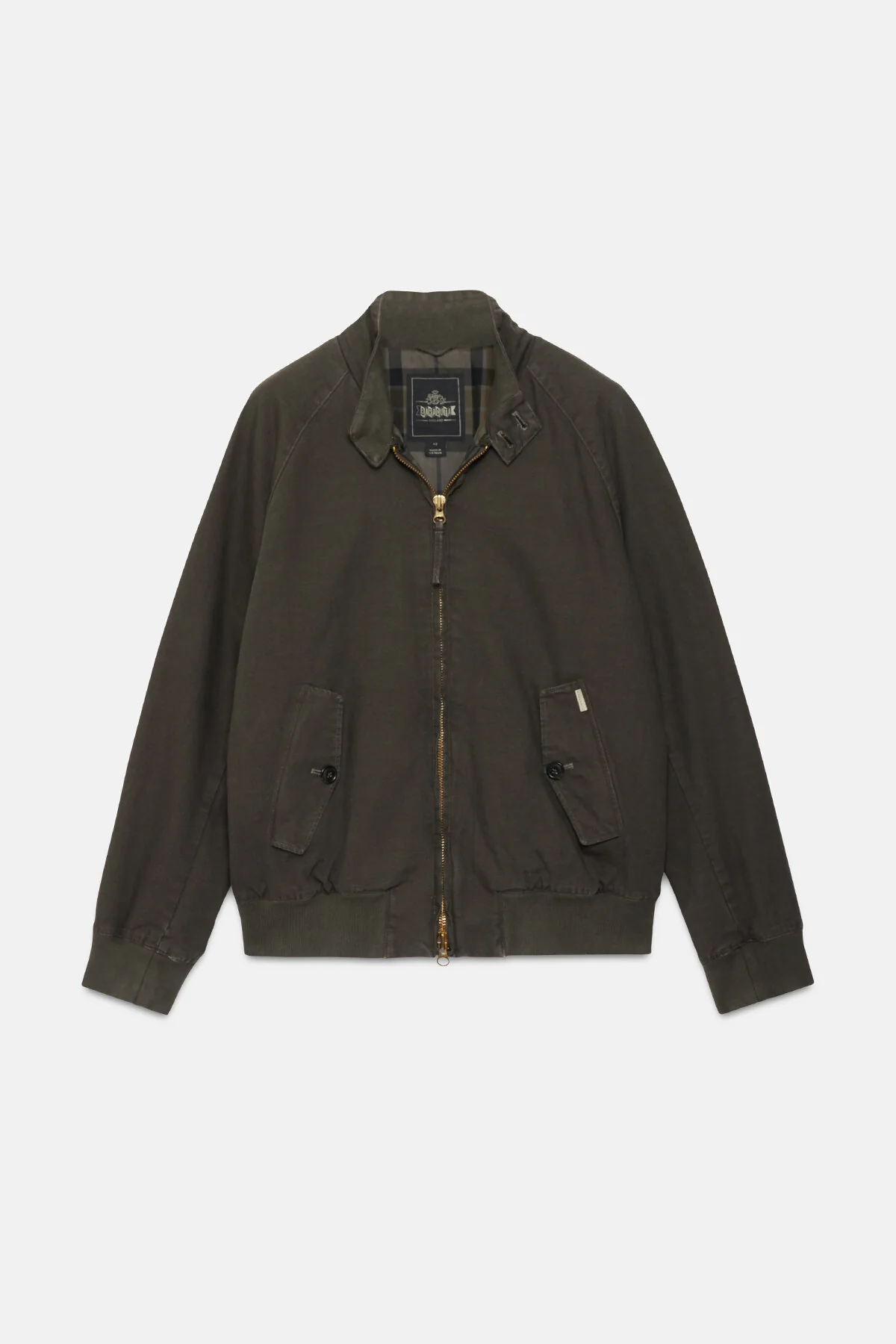 Baracuta Canvas GD G9 Jacket in Faded Black 