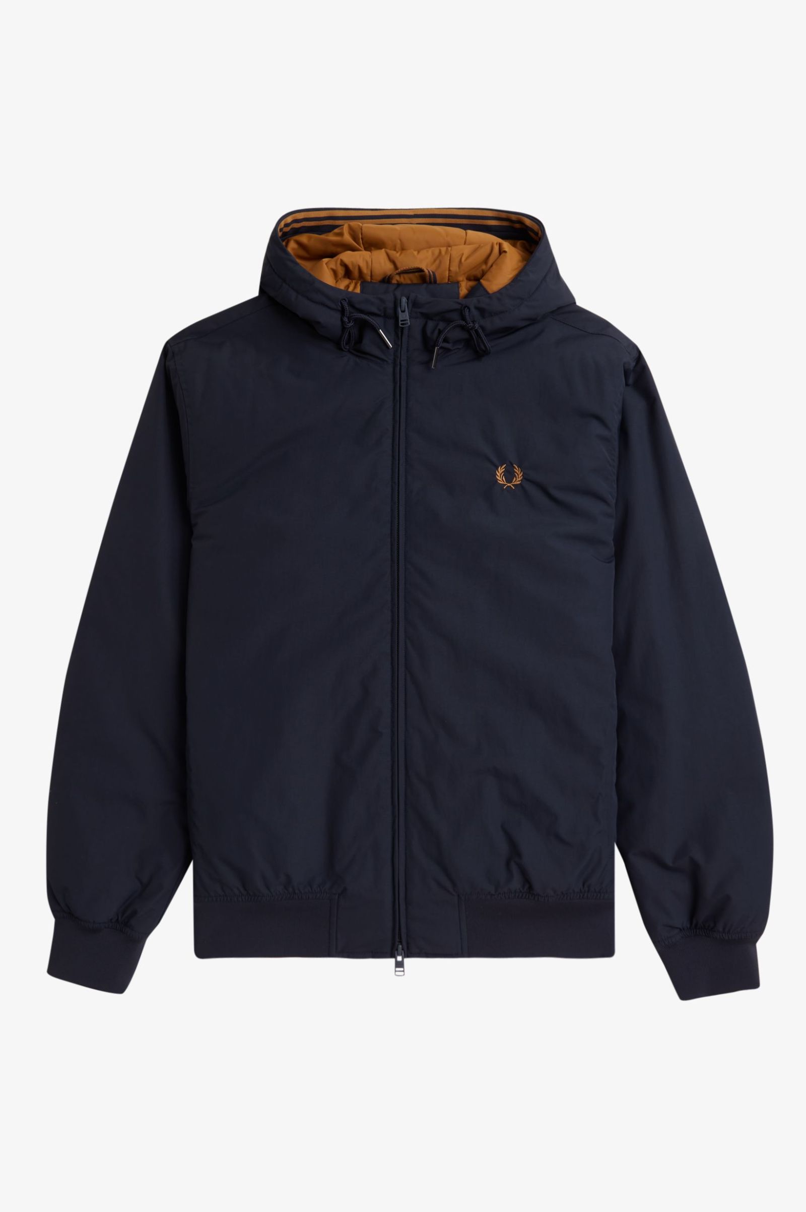 Fred Perry Hooded Bentham Jacket in Navy