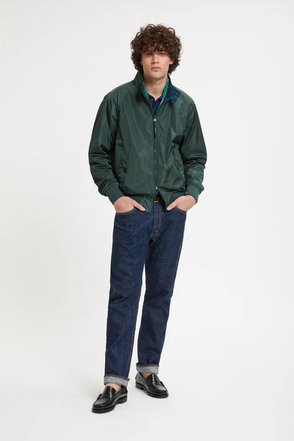 Baracuta G9 Harrington Reversible in Racing Green