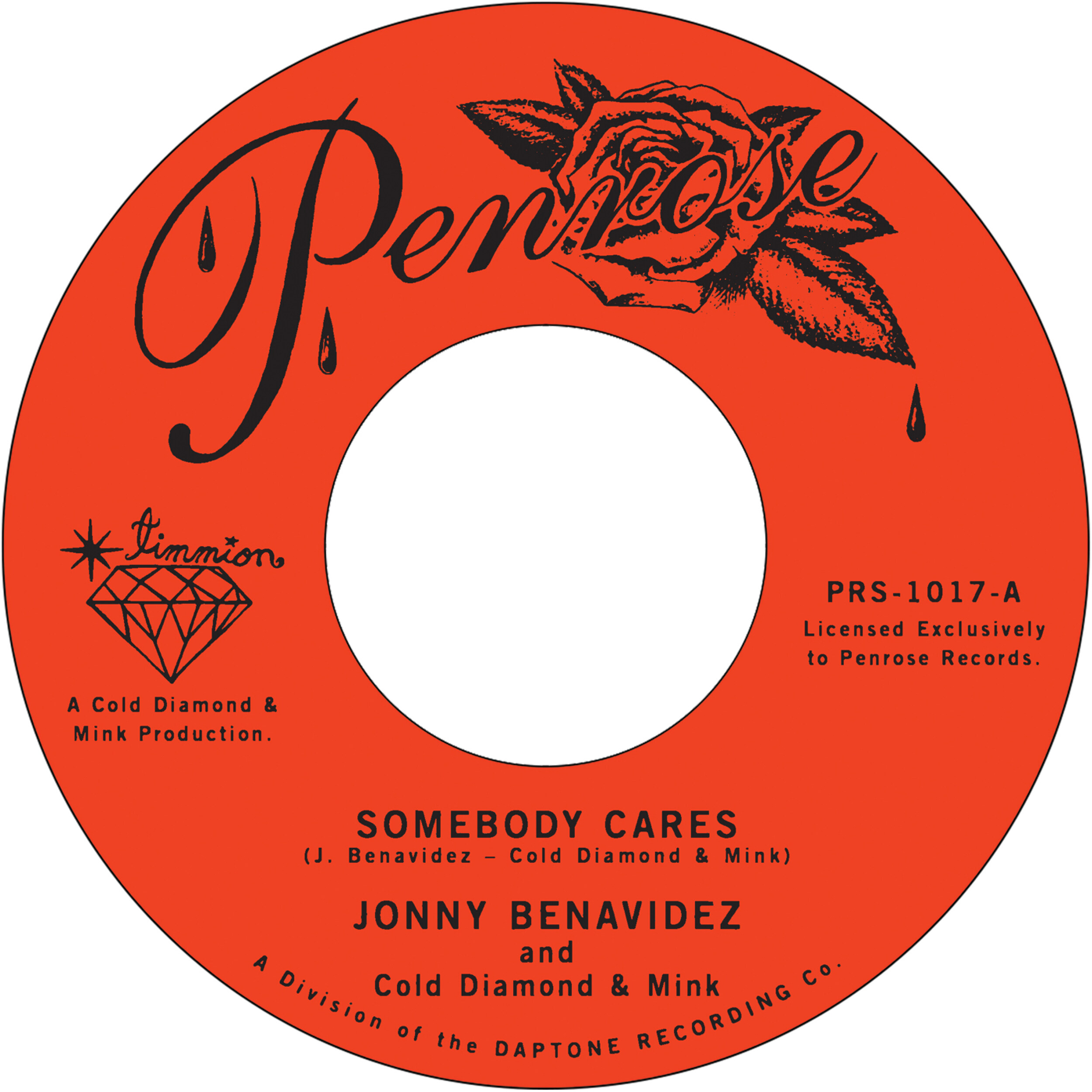 Jonny Benavidez and Cold Diamond & Mink – Somebody Cares / Slow Down Girl (7")     