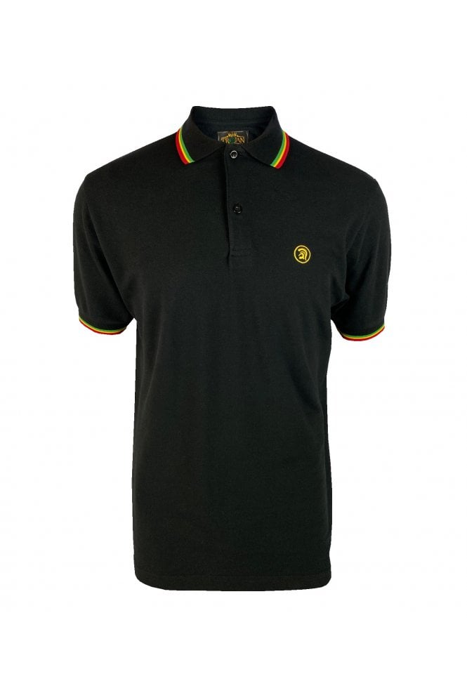 Trojan Twin-Tipped Pique Polo TC/1031 in Rasta