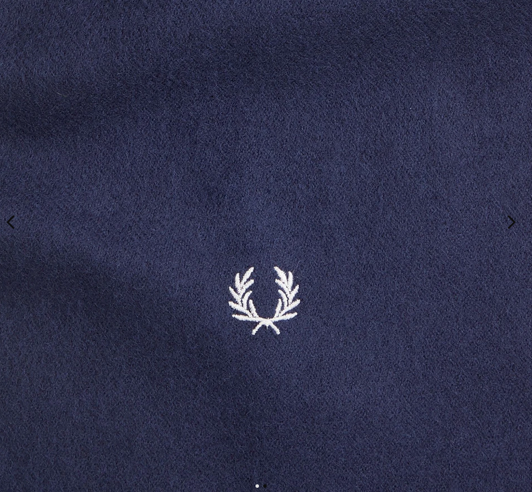 Fred Perry Lambswool Scarf in Navy