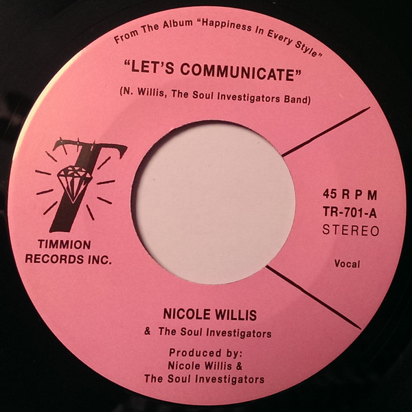 Nicole Willis & The Soul Investigators - Let's Communicate / The Soul Investigators - Let's Communicate (7")