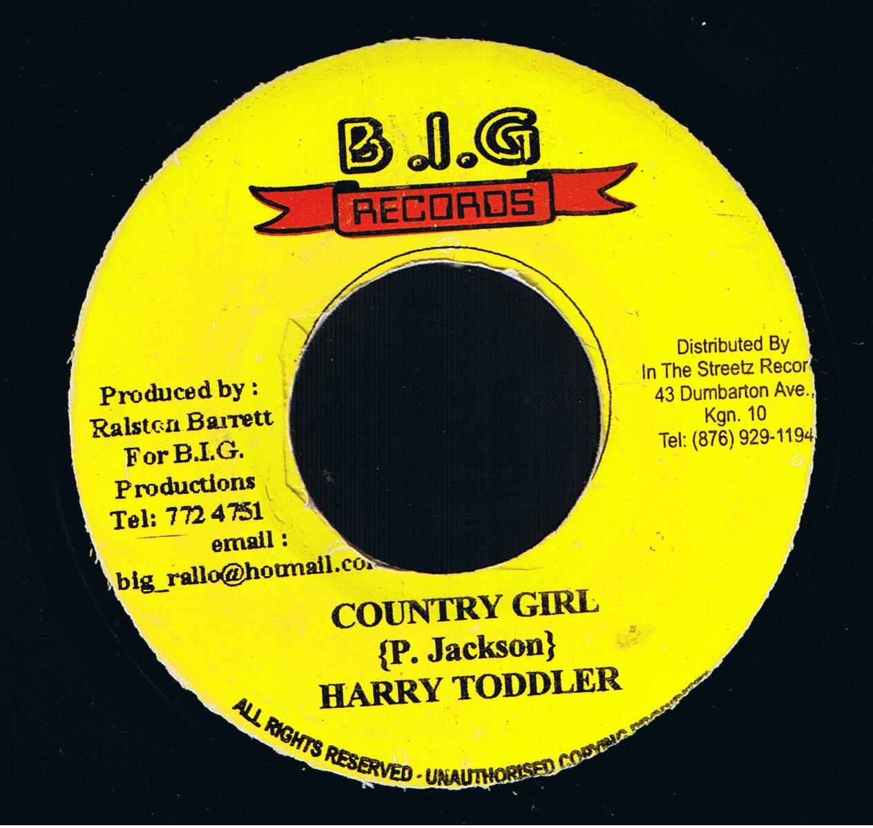 Harry Toddler - Country Girl / Version (7") 