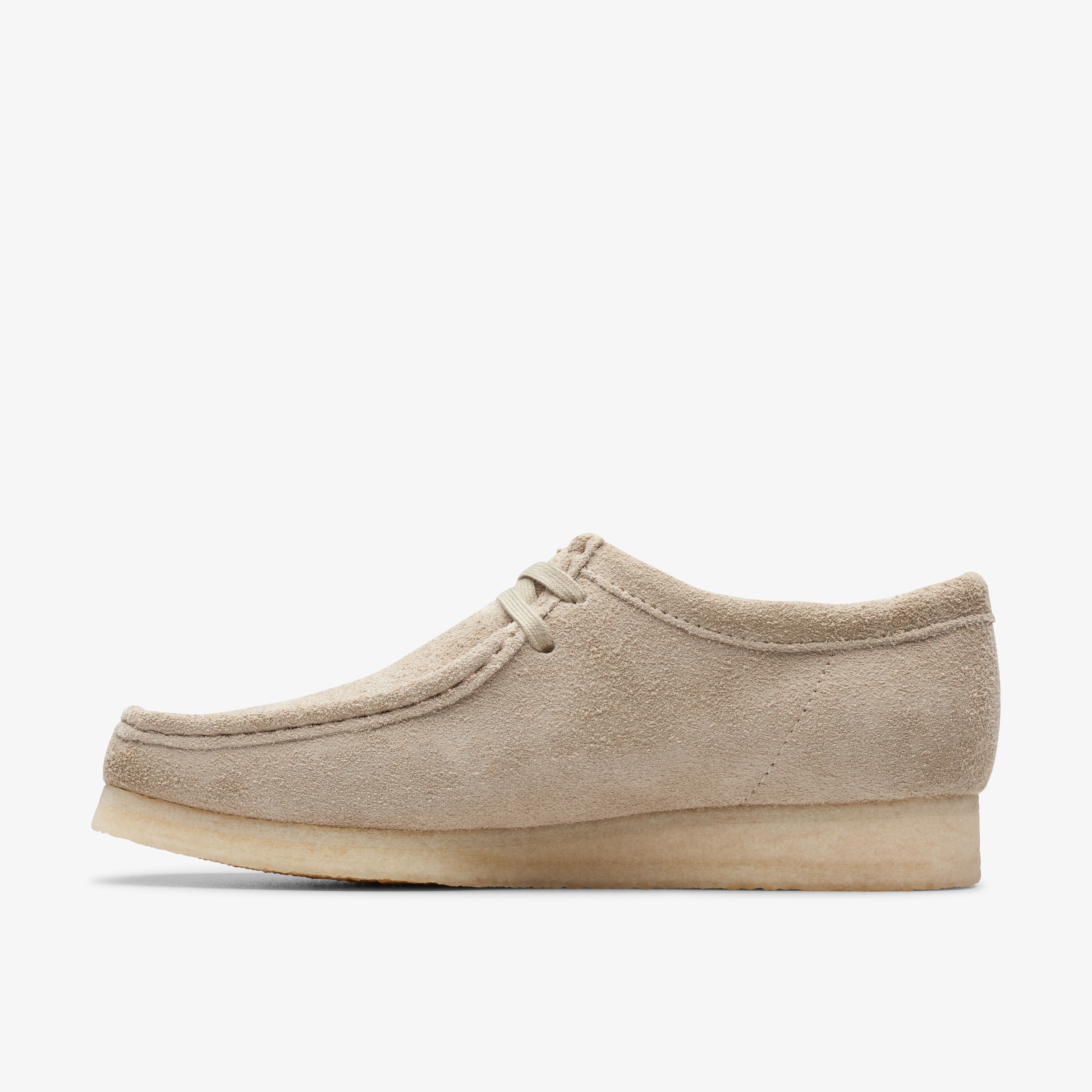 Clarks Wallebee in Pale Grey Sde