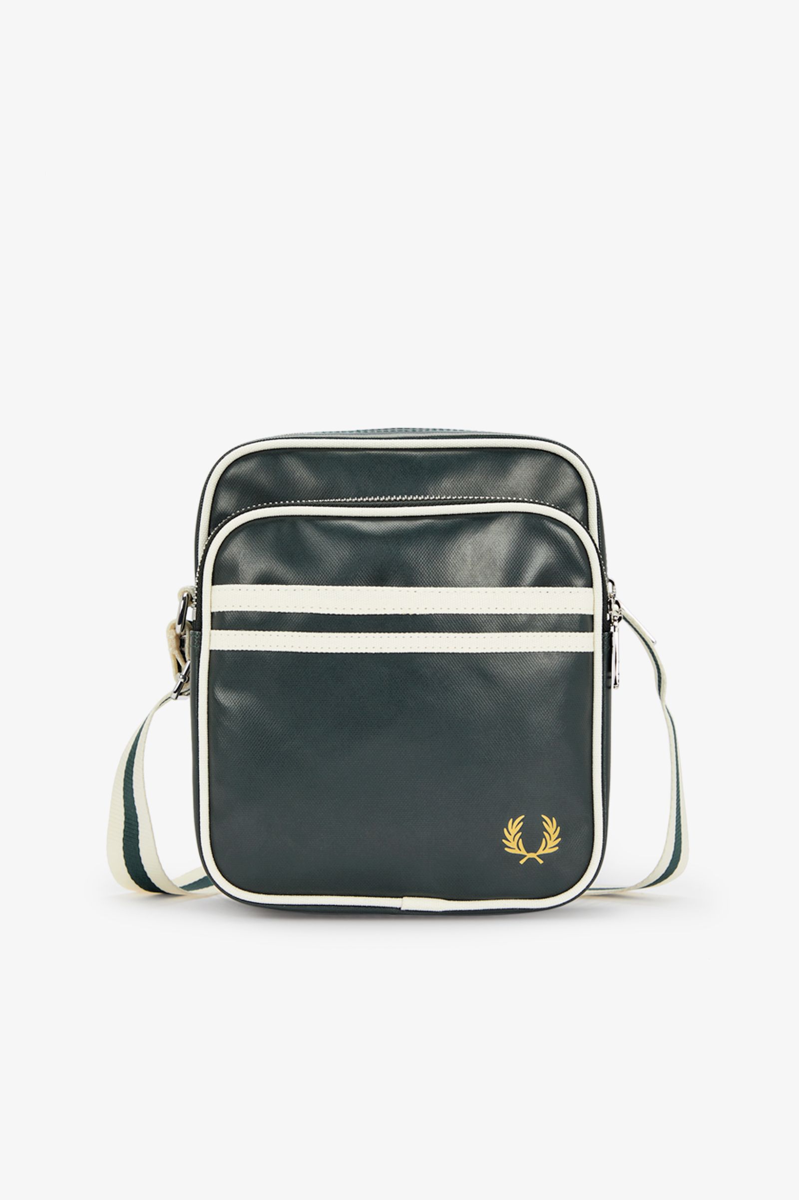 Fred Perry Classic Side Bag in Night Green