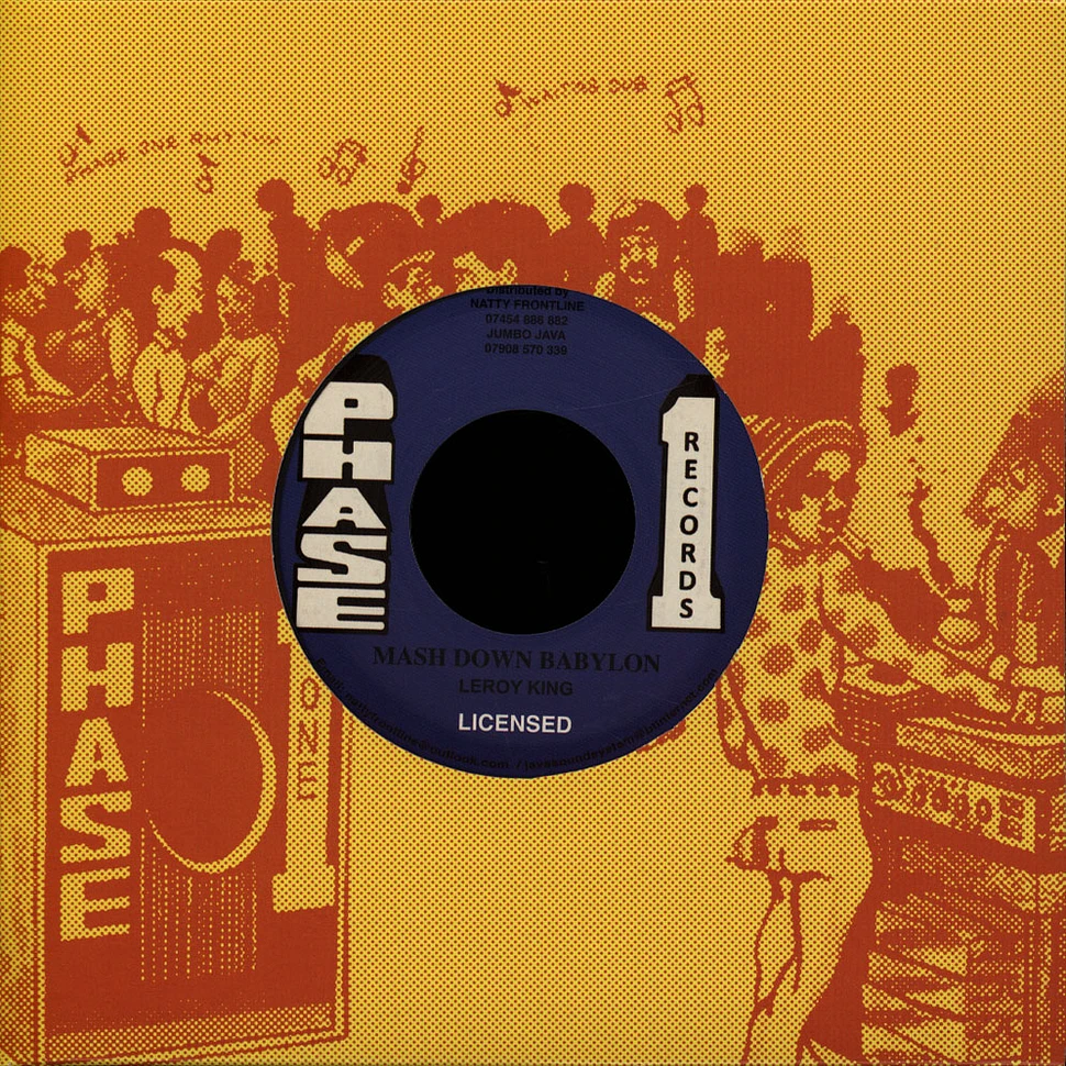  Leroy King Mash Down Babylon / Version  (7")  