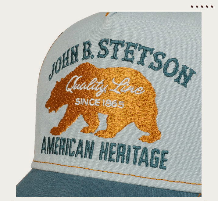 Stetson JBS-Bear Trucker Cap in Blue