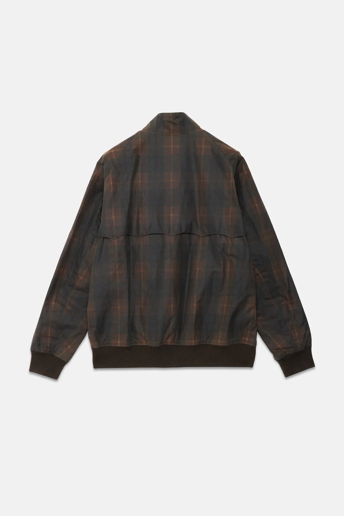 Baracuta G9 Harrington Wax Pattern in Brown Check