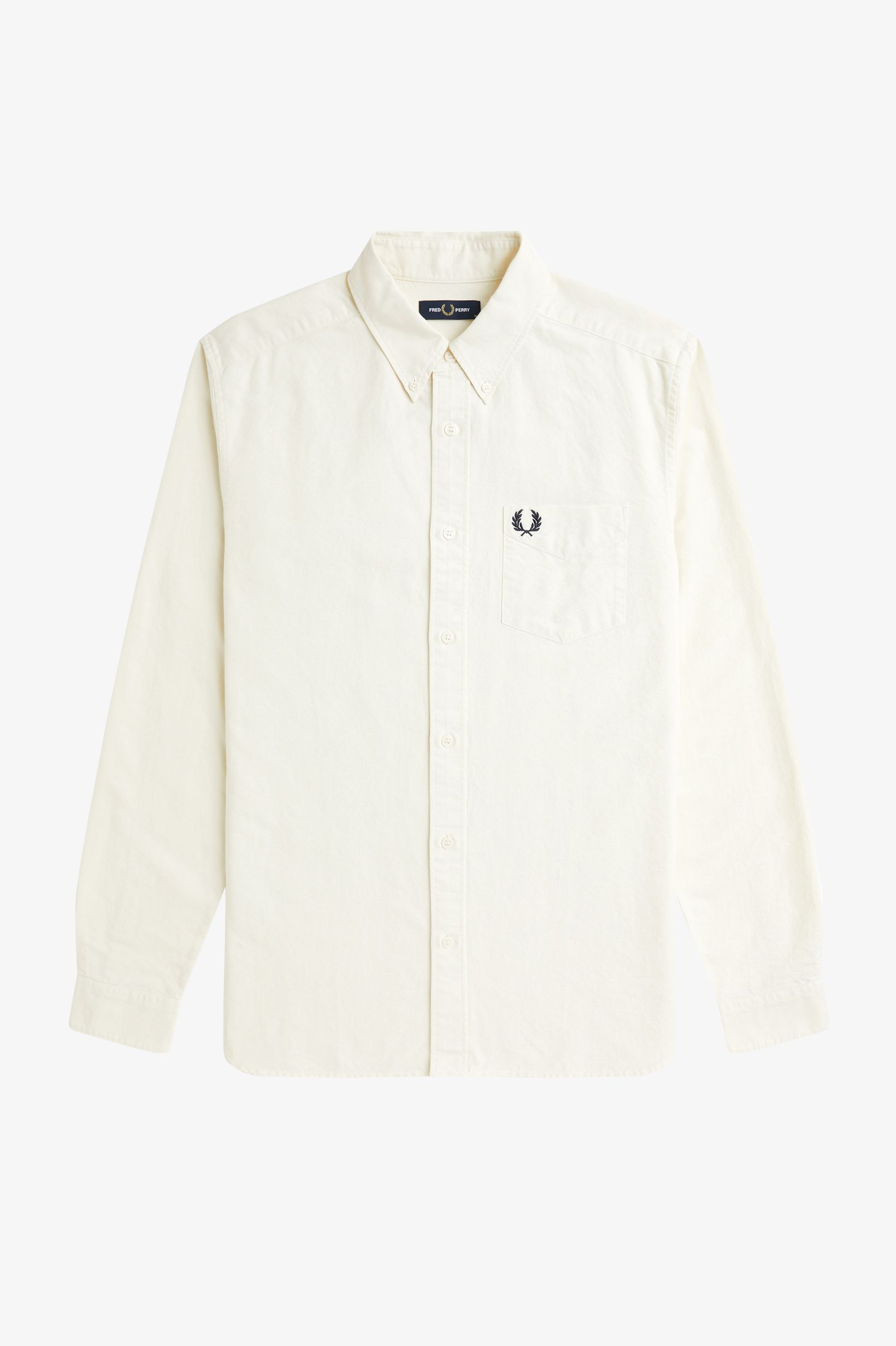 Fred Perry Oxford Shirt in White 