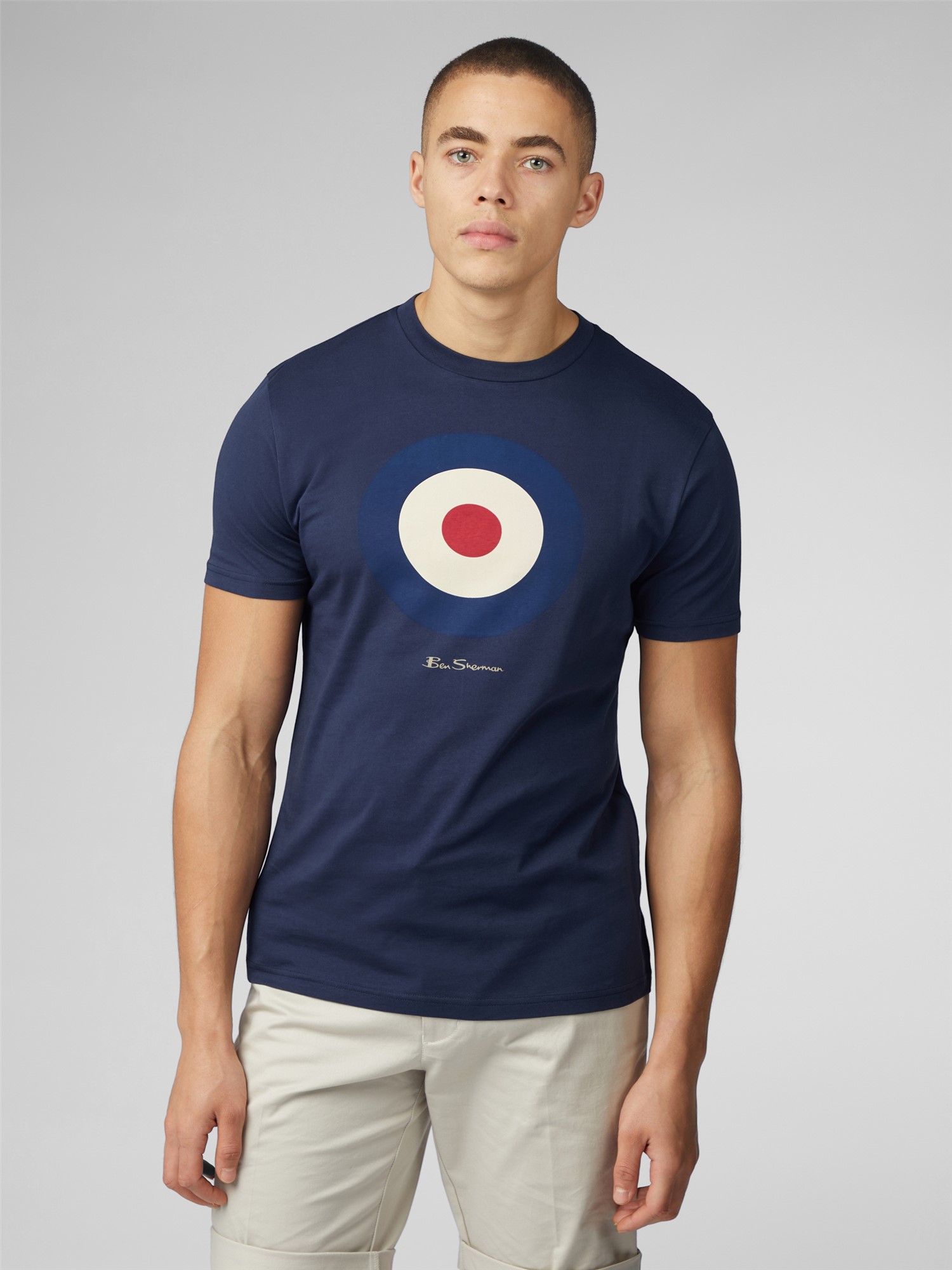 Ben Sherman Signature Target T-Shirt in Dark Navy