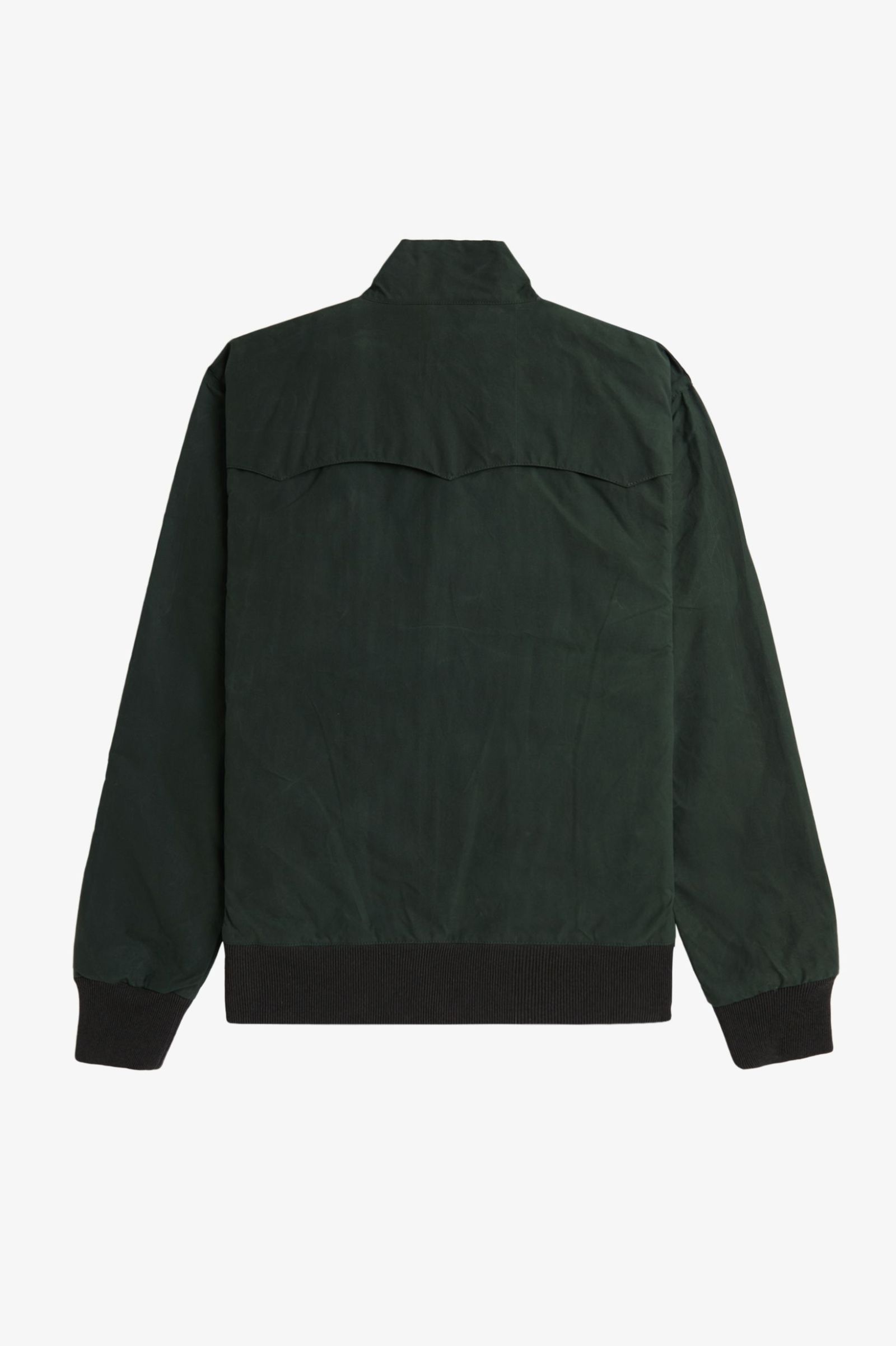 Fred Perry Made in England Harrington Waxed in Night Green