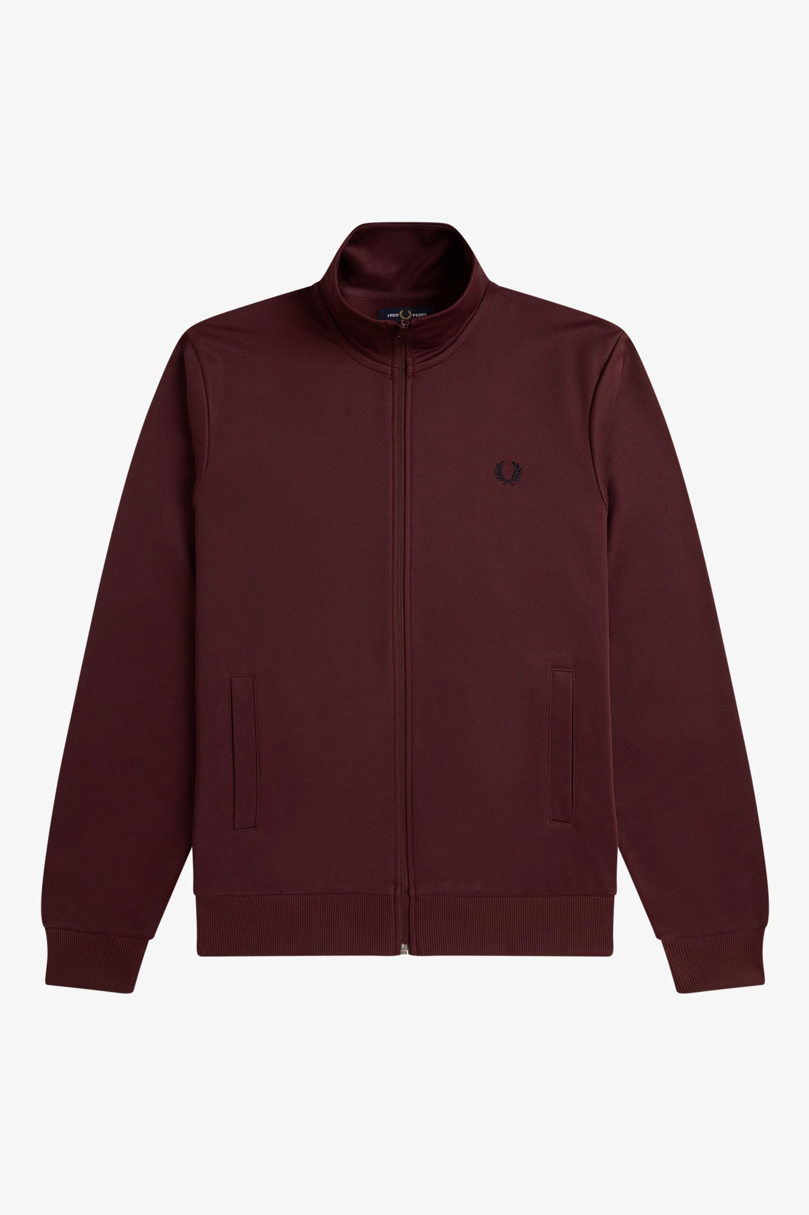 Fred Perry Track Jacket in Oxblood 