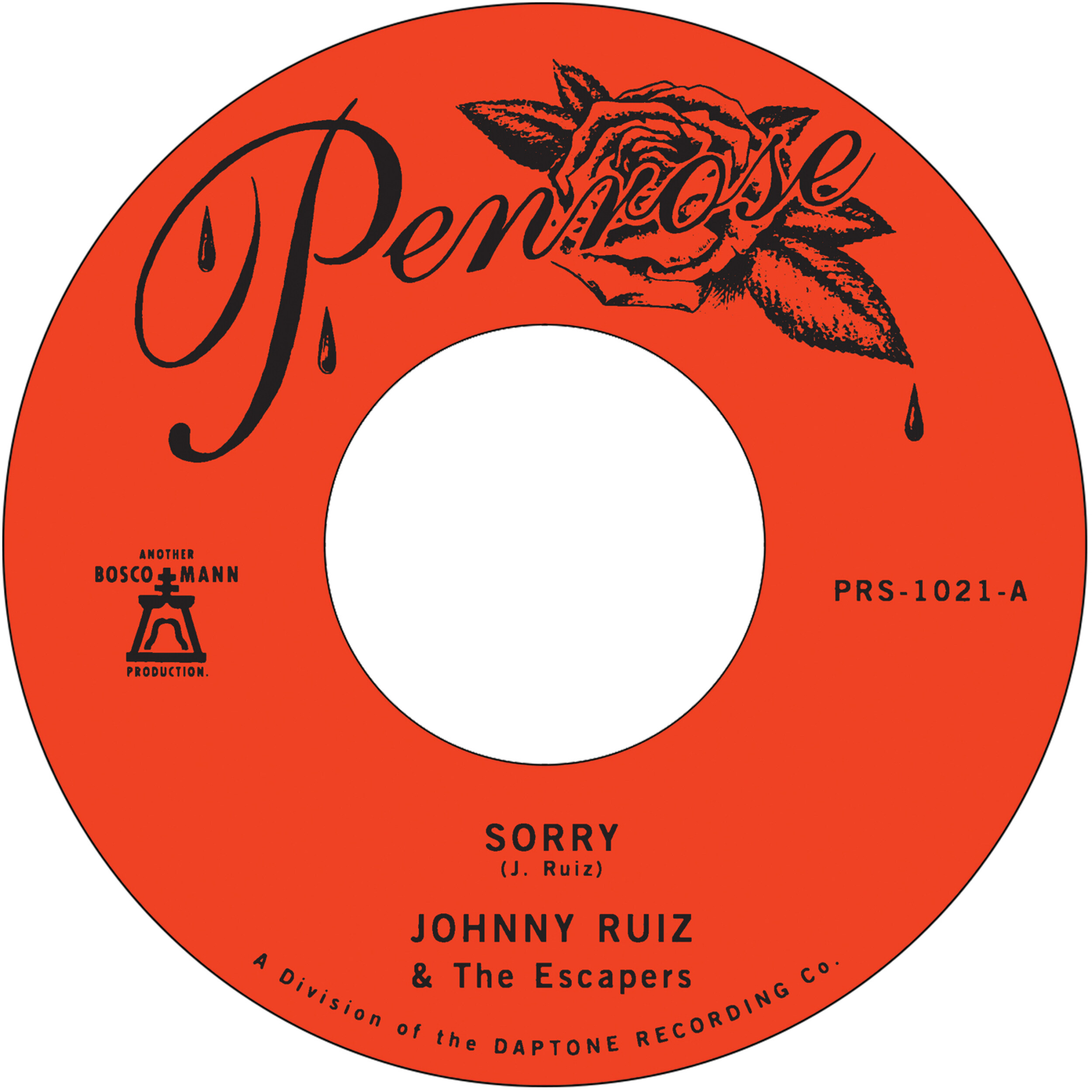 Johnny Ruiz & The Escapers – Sorry / Prettiest Girl (7")   