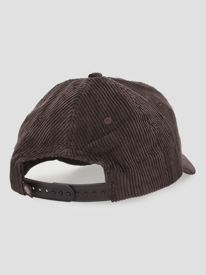 Dickies Hardwick Corduray Cap im Chocolate Brown