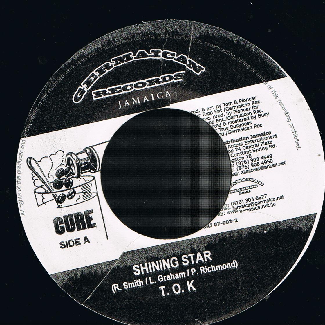 TOK／SHINING STAR レゲエレコード7インチ - 洋楽