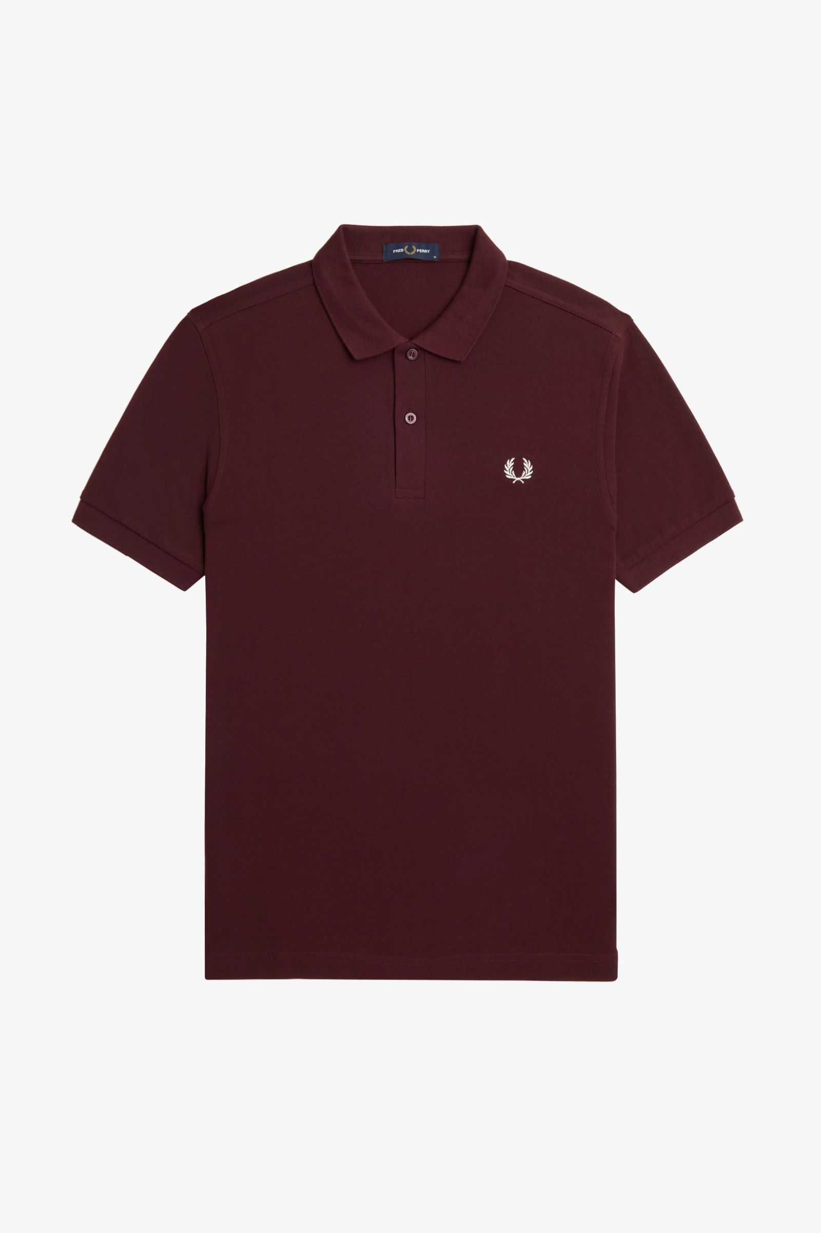 Fred Perry Plain Shirt Oxblood 