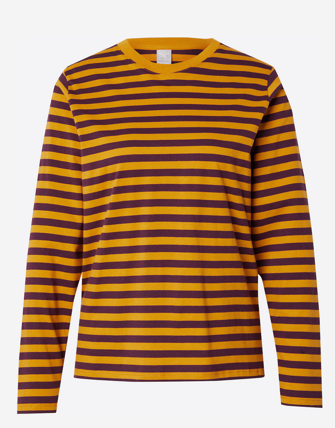 Iriedaily Stripe Basic long sleeve in Mustard