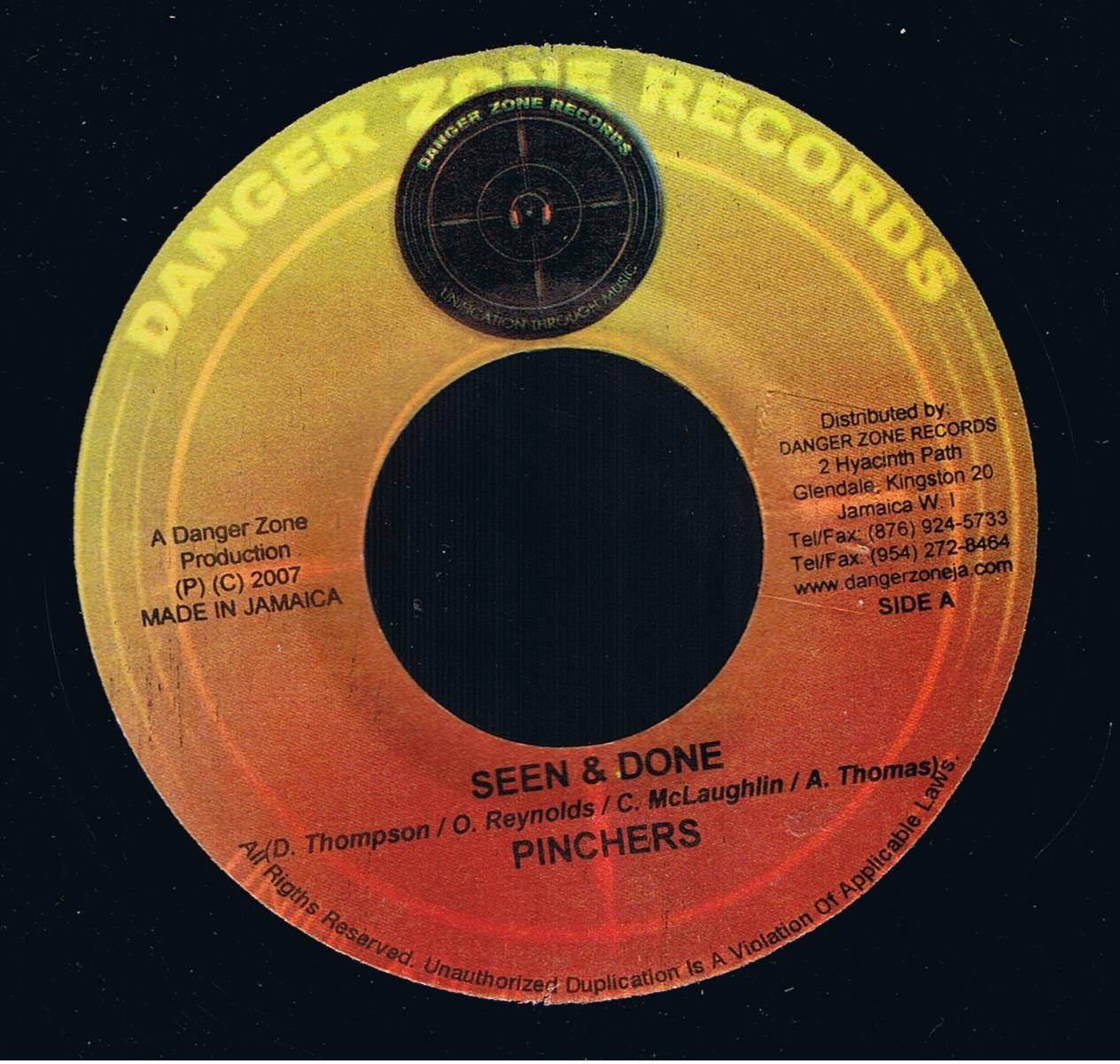 Pinchers - Seen & Done / Version (7") 