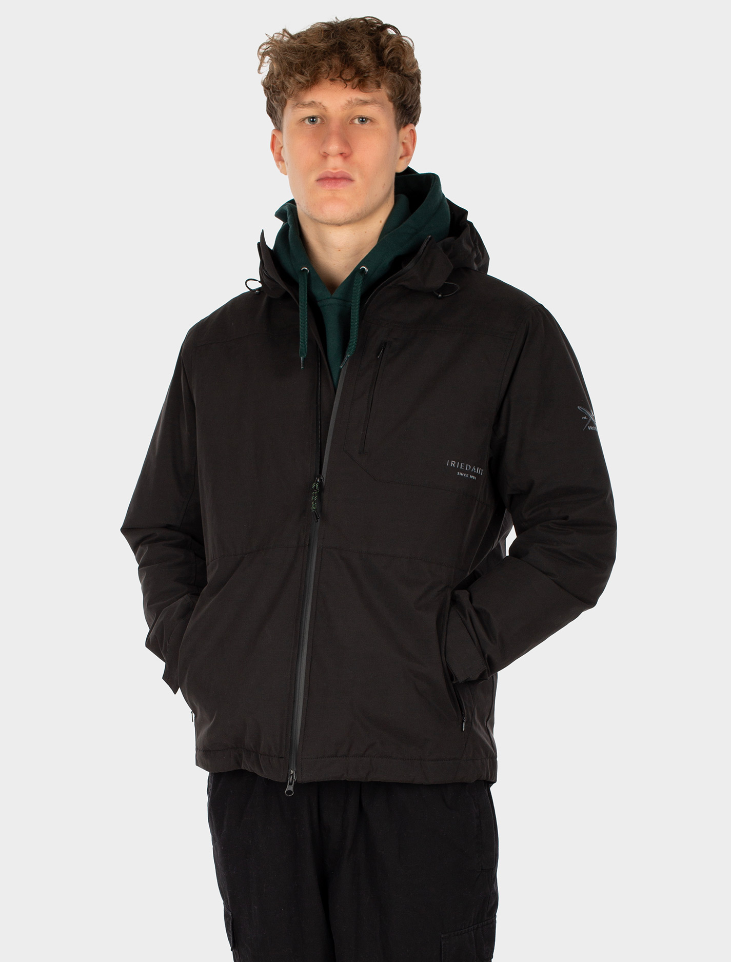 Iriedaily Nilas Anorak in Black