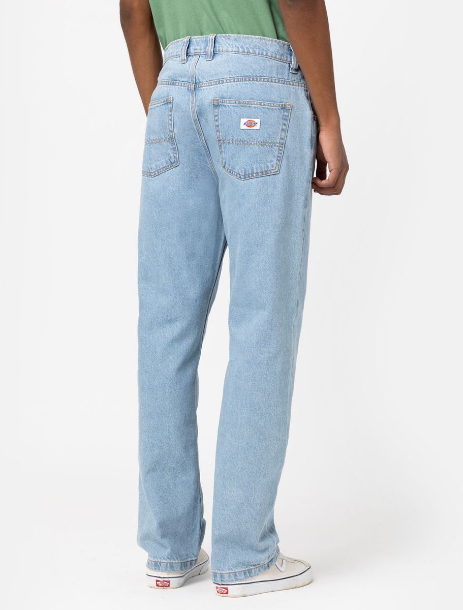 Dickies Thomasville Denim Trousers in Vintage Blue 