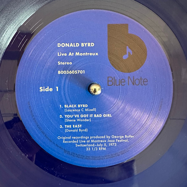 Donald Byrd – Live (Cookin' With Blue Note At Montreux) (LP)