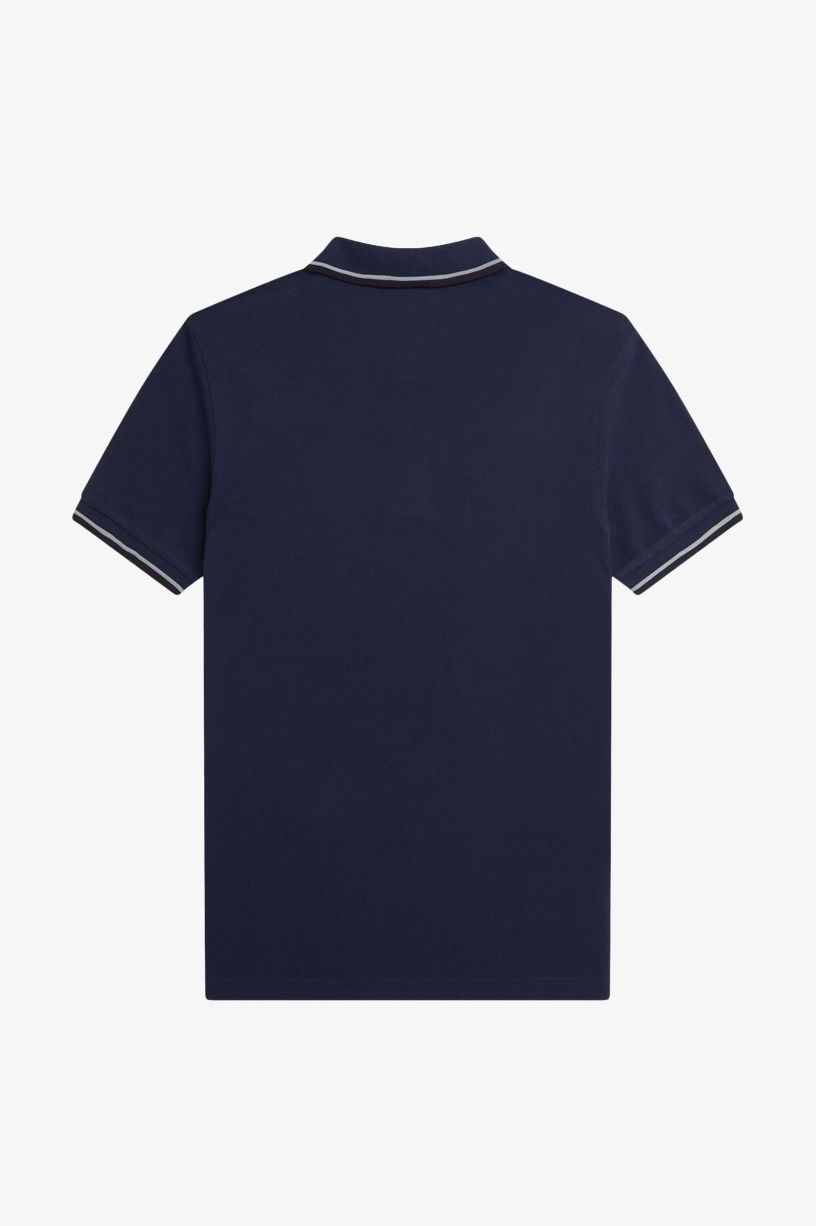 Fred Perry Twin Tipped Shirt in Tennis Blue/Silver Blue/Navy