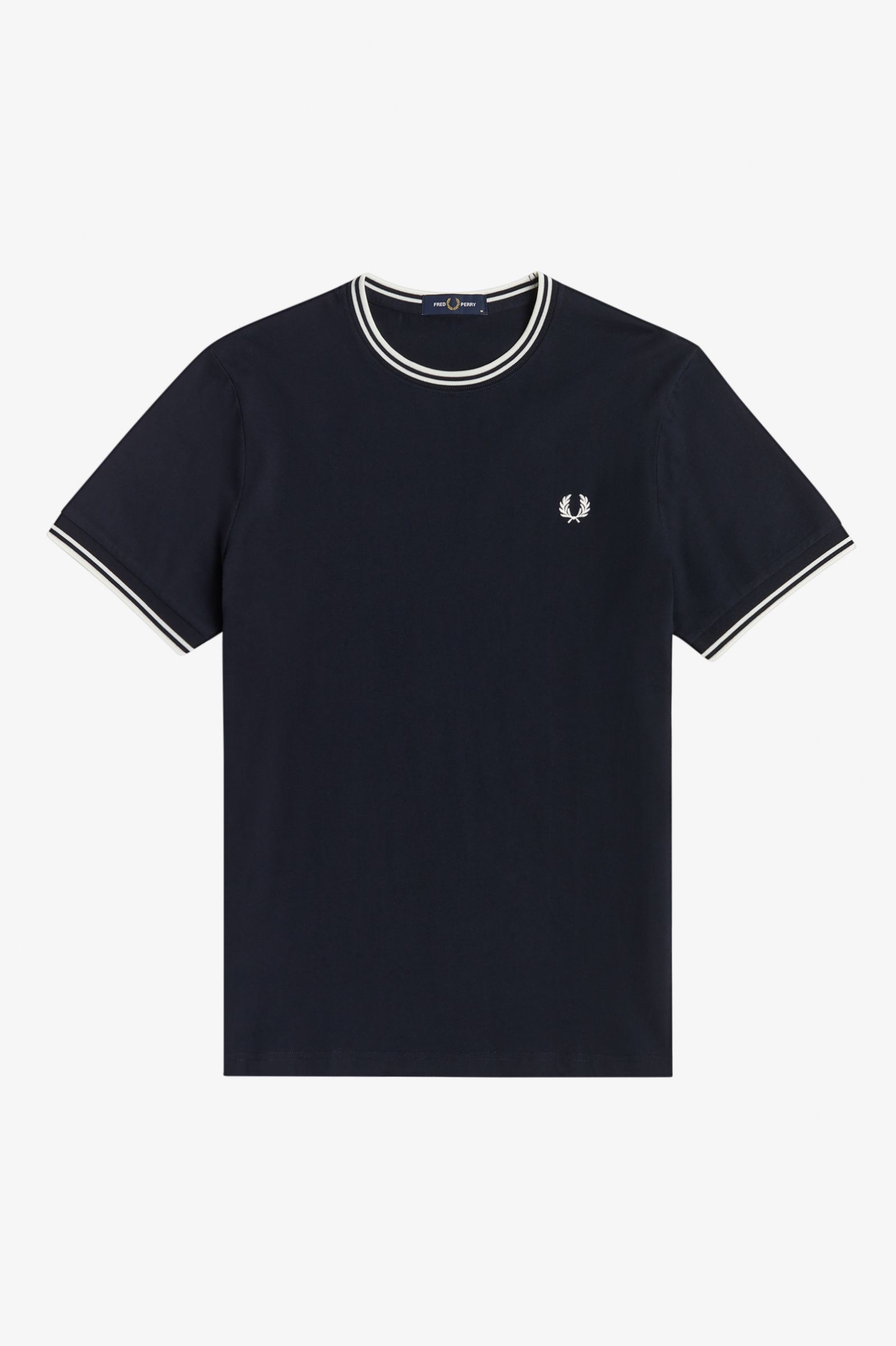 Fred Perry Twin Tipped Shirt Navy