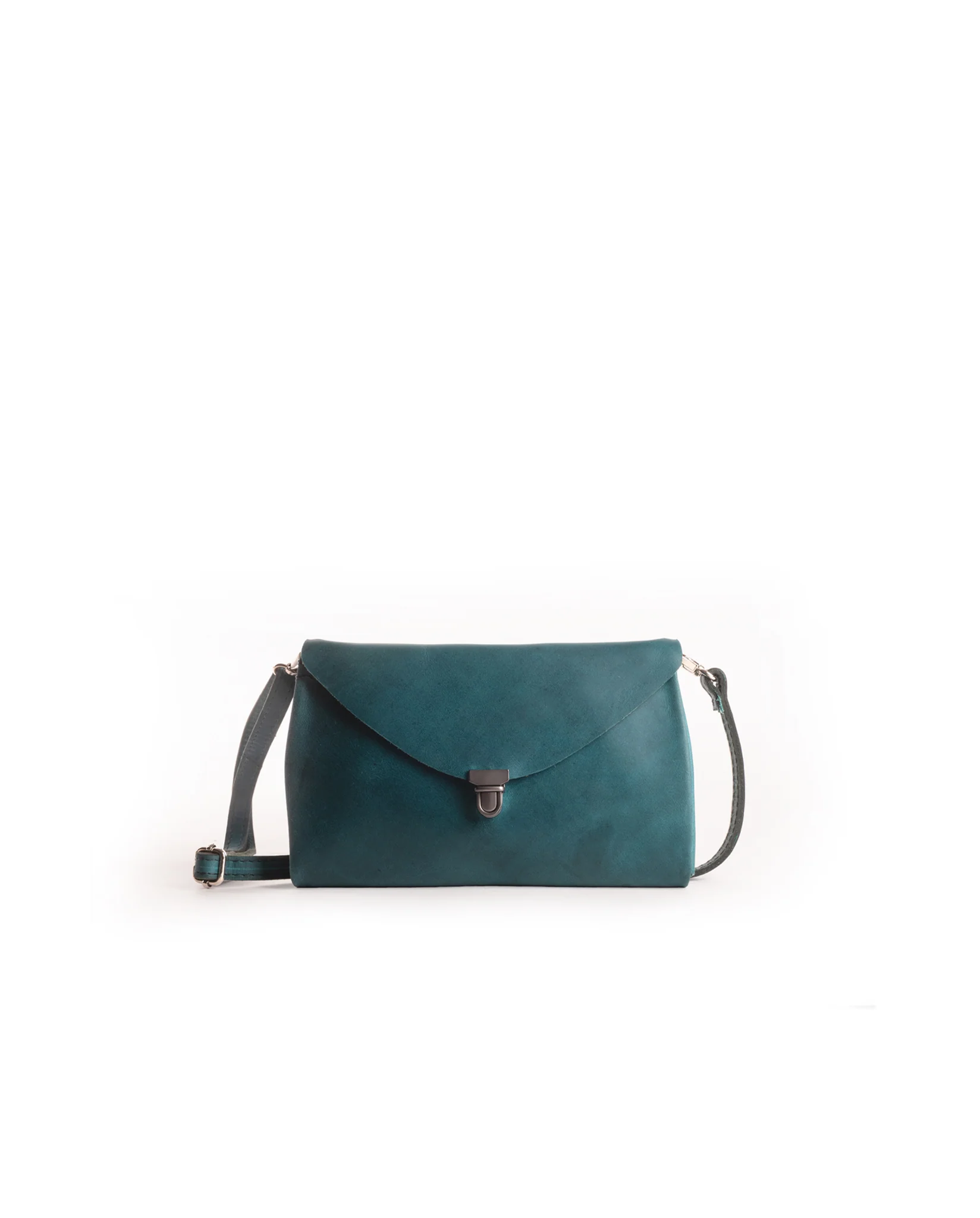 Harolds Clutch Handbag M in Petrol