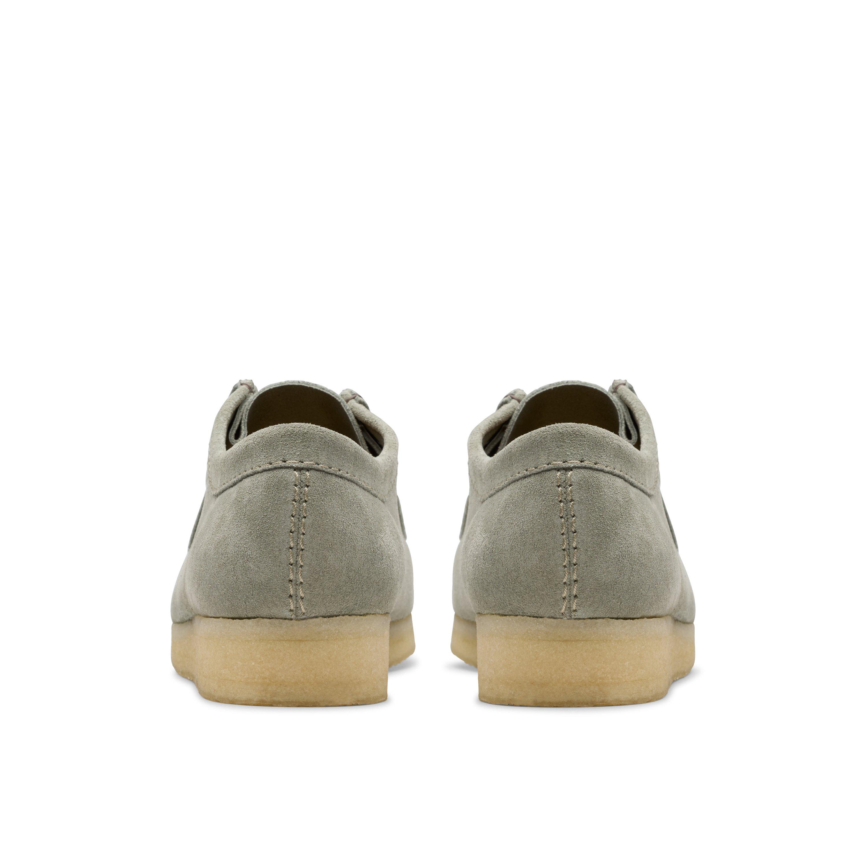 Clarks Wallabee Weave Sage Suede