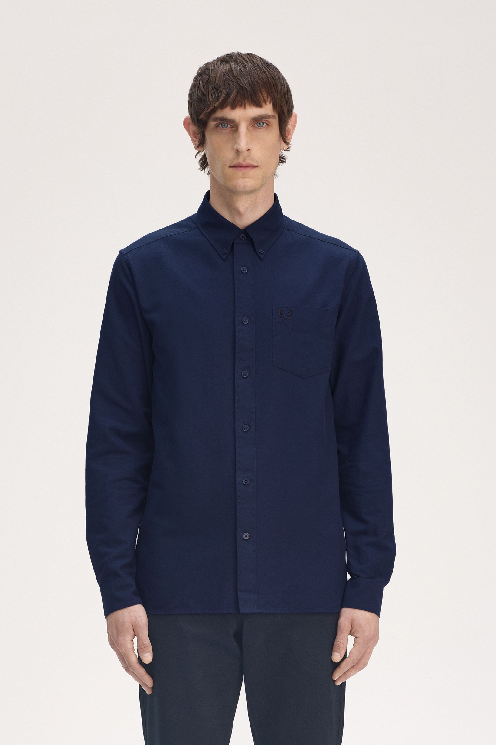 Fred Perry Oxford Shirt in Tennisblue 